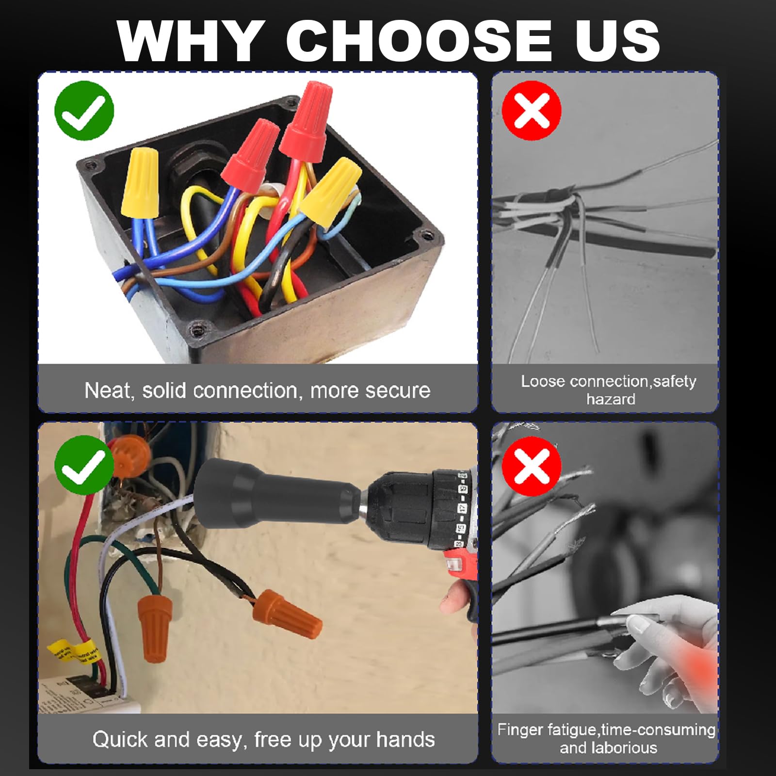 **Electric Wire Twister Tool for Drill - 1/4