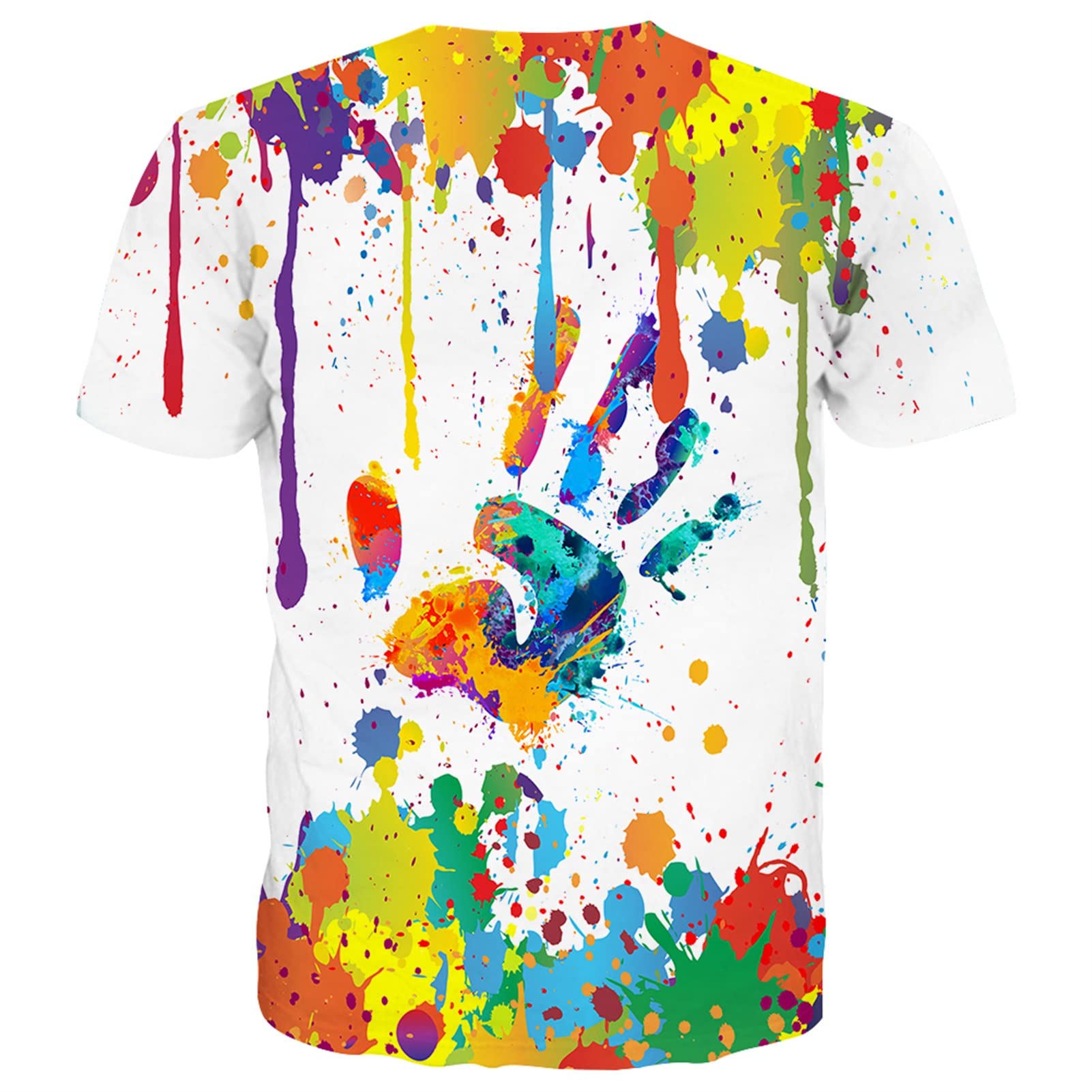 Yasswete Unisex 3D Printed Short Sleeve T-Shirt for Men & Women - Trendy Fashion Graphic Tee for Casual Wear, Street Style & Everyday Outfits