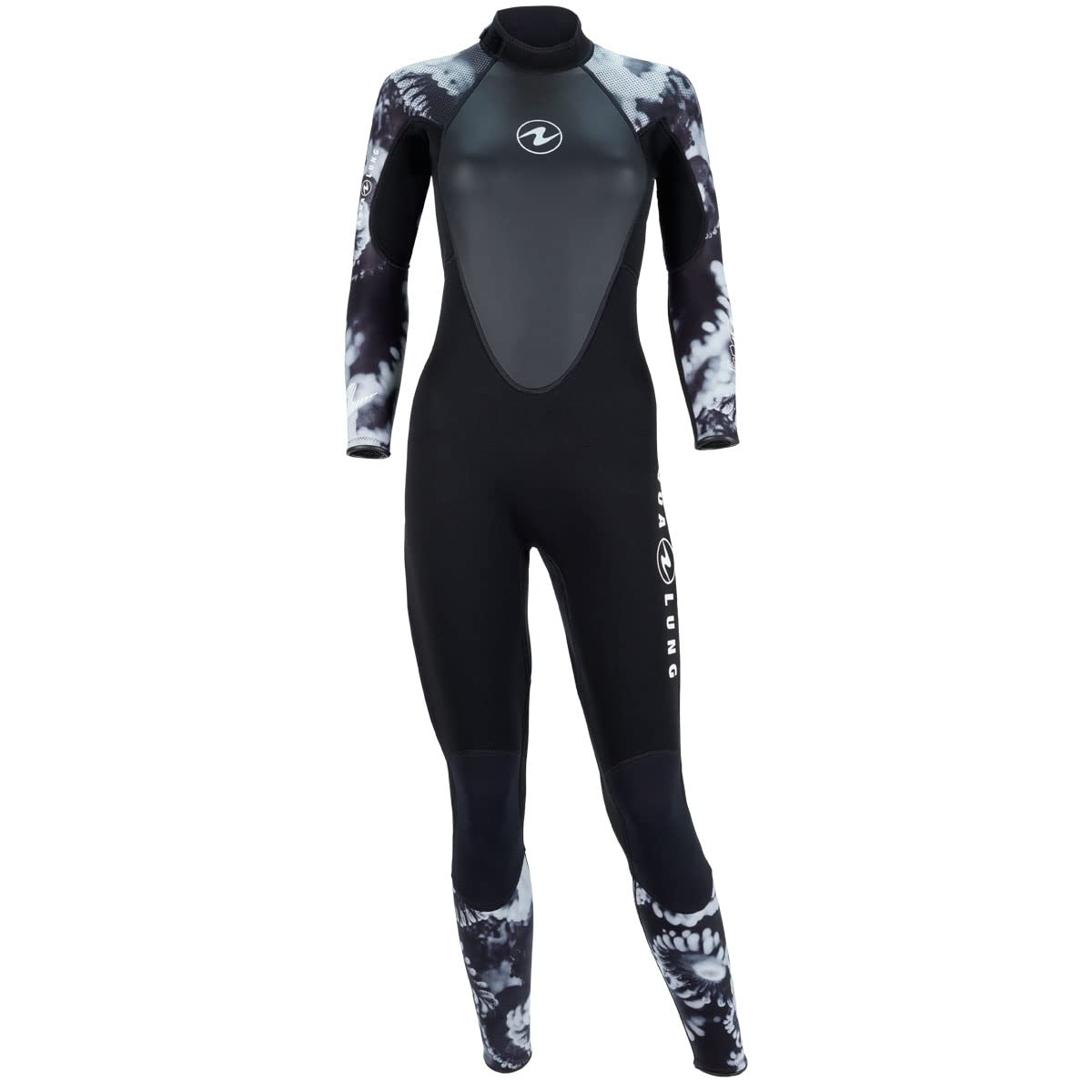 Aqualung HydroFlex 3mm Women's Wetsuit - Camouflage Blue, X-Large - Perfect for Scuba Diving, Snorkeling & Water Sports