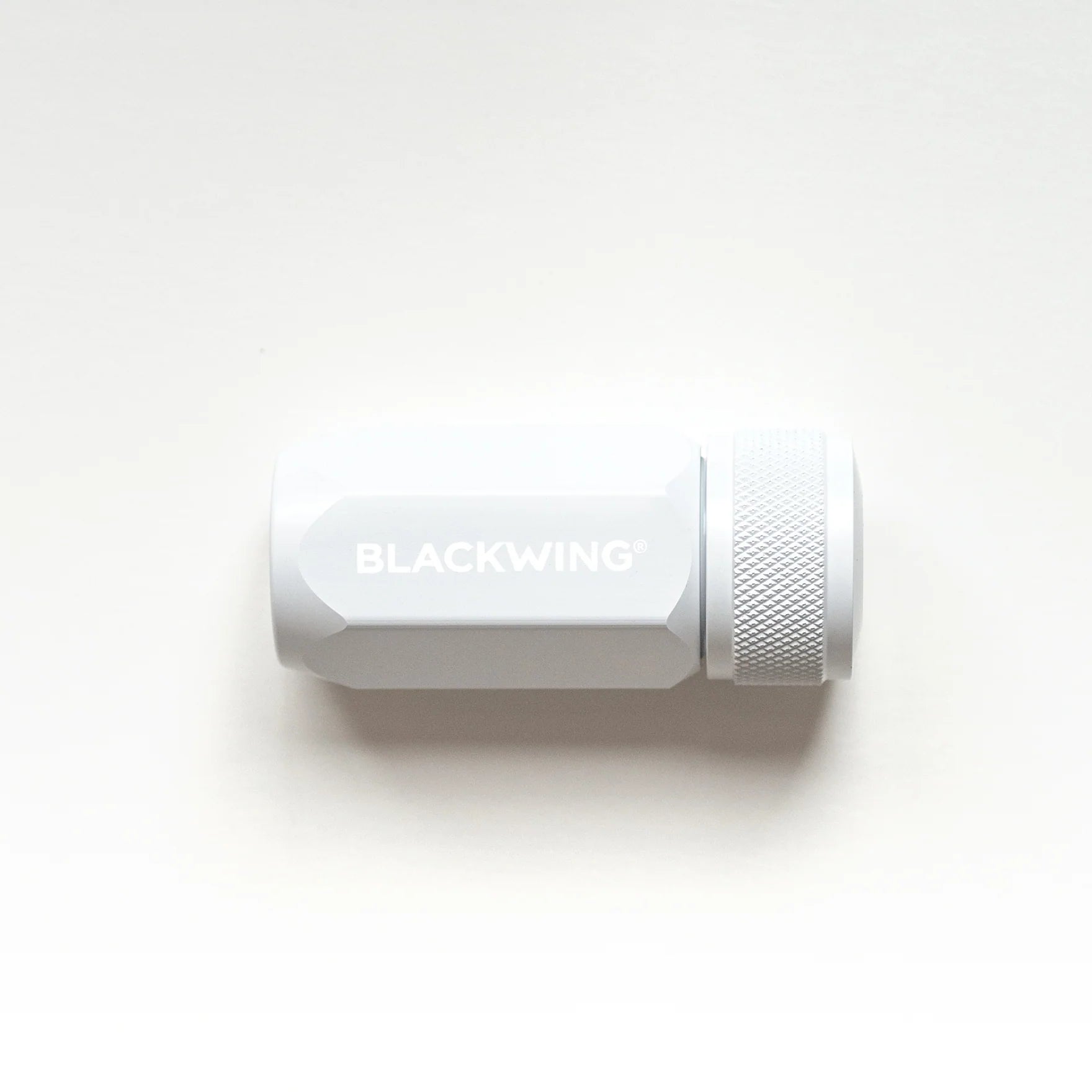 BLACKWING One Step Long Point Pencil Sharpener - Premium White Pencil Sharpener for Artists, Writers & Professionals - Perfect for Sketching, Drawing & Office Use