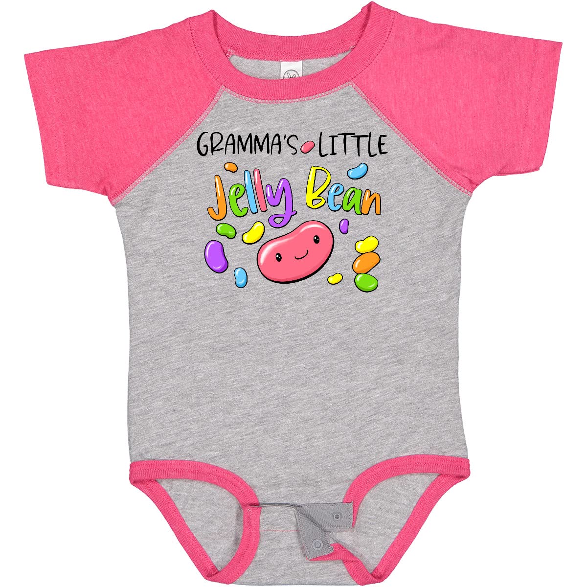 Inktastic Gramma's Little Jellybean Cute Easter Candy Baby Bodysuit - Adorable Easter Outfit for Infants & Toddlers - Perfect for Easter Photos, Family Gatherings & Holiday Celebrations