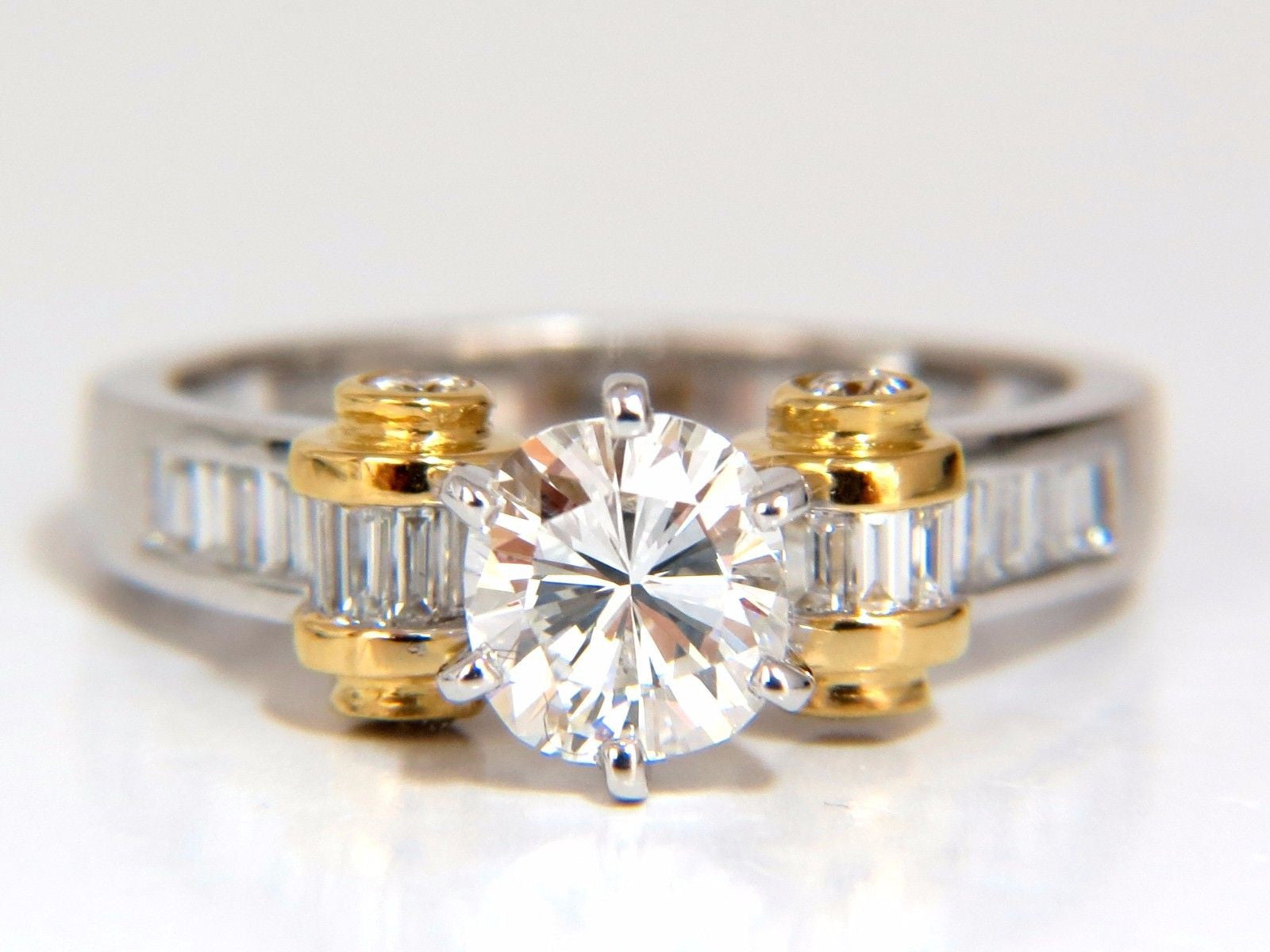 GIA Certified 2.41 Carat Natural Cushion Cut Baguette Diamond Ring in Platinum E/VS2 - Perfect for Engagement, Wedding & Anniversary Gifts