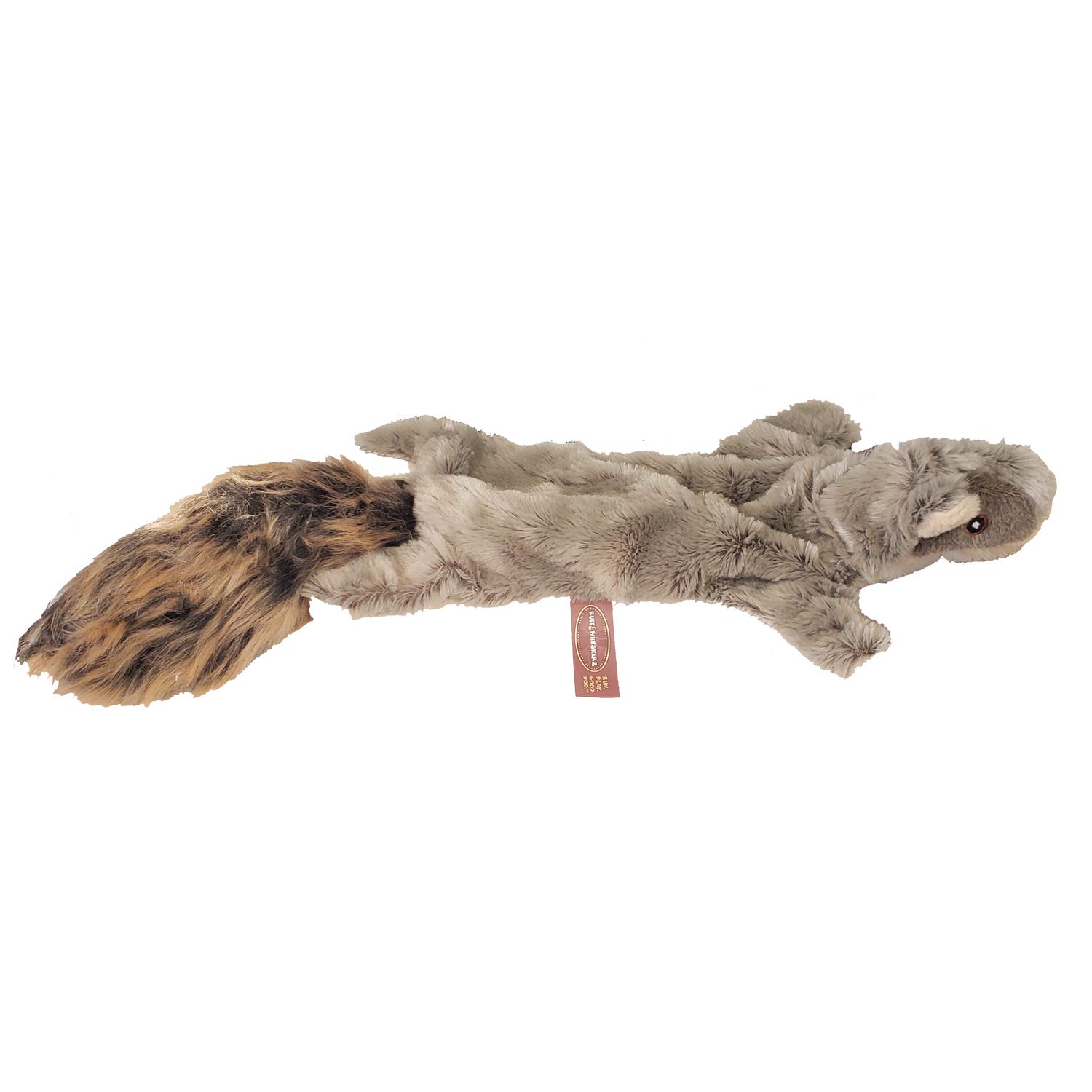 Ruff & Whiskerz Skinz Squirrel Dog Toy - Durable Chew Toy for Small & Medium Dogs - Interactive Squeaky Plush for Indoor & Outdoor Playtime