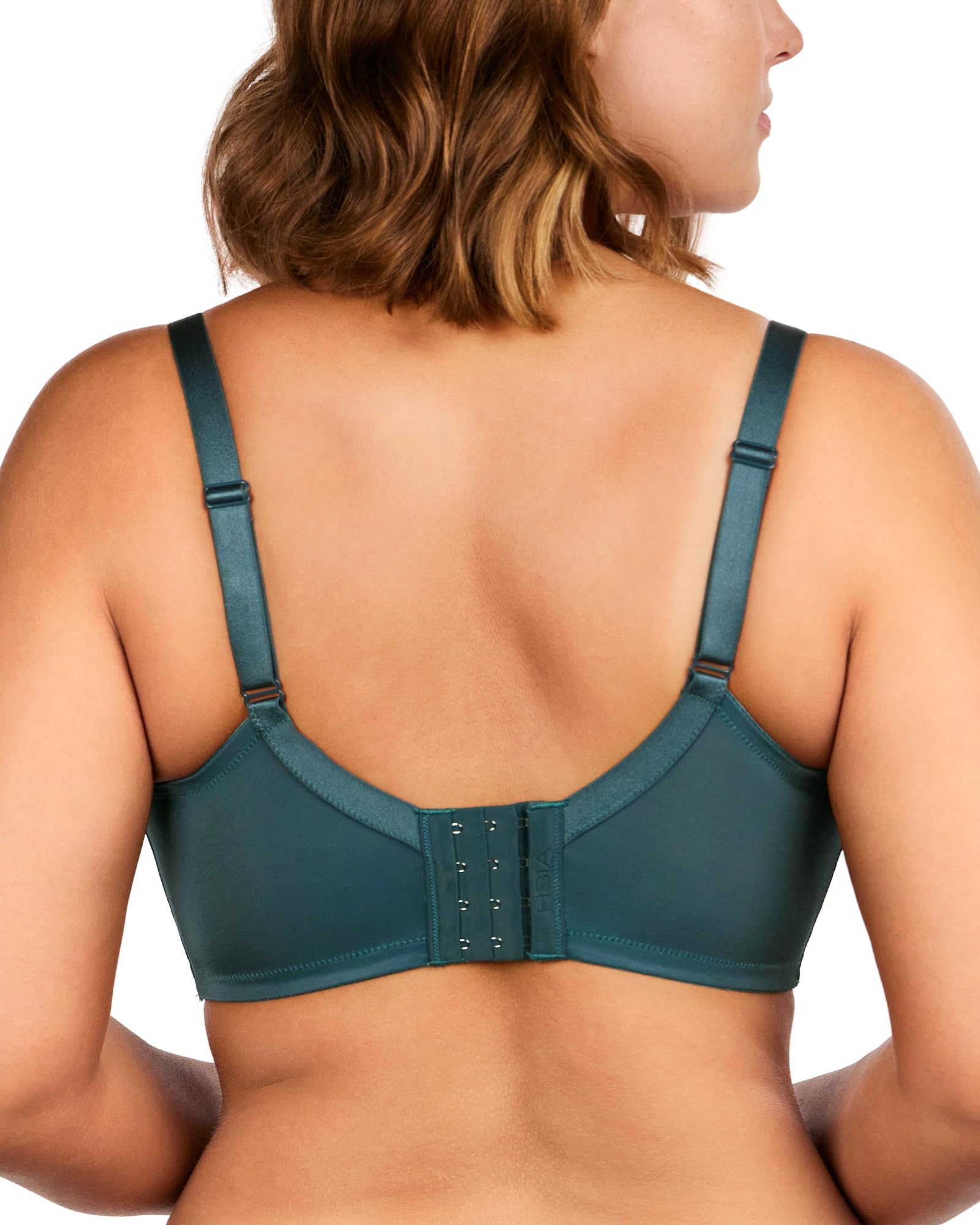 HSIA Women's Minimizer Bras - Full Coverage Lace Underwire Bra for Large Bust, Unlined Support for Heavy Breasts | Perfect for Everyday Wear, Work & Special Occasions