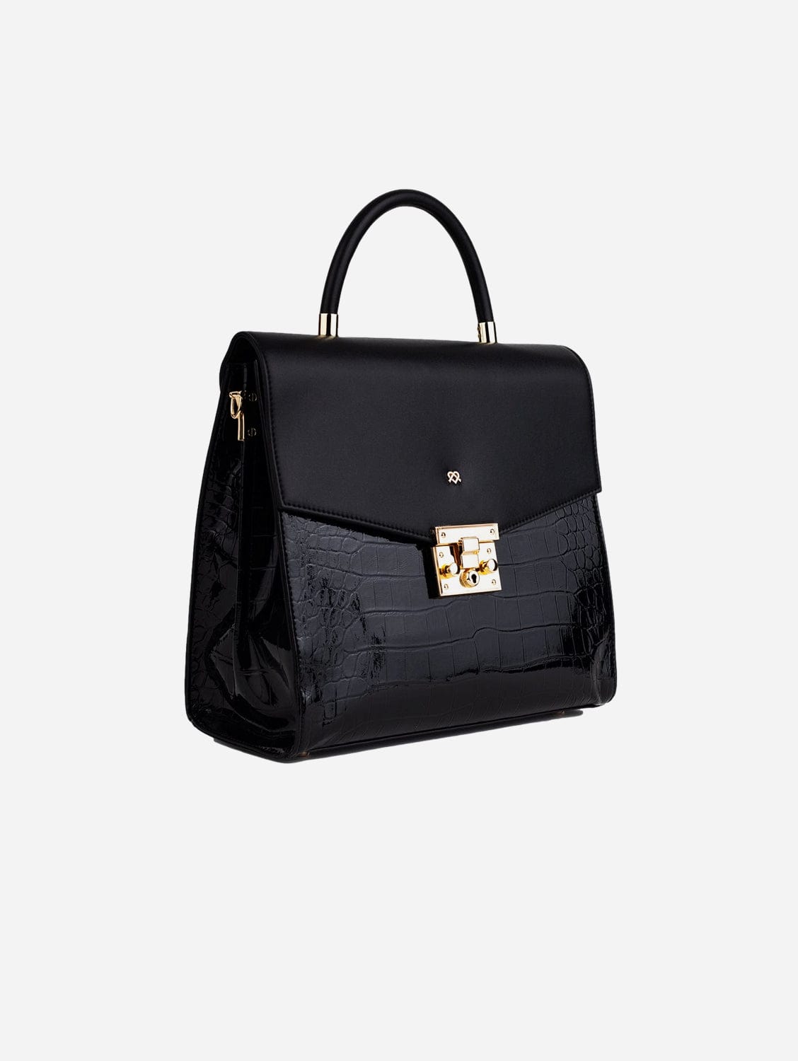 Simone Vegan Leather Handbag for Women - Stylish Black Crossbody Purse with Adjustable Strap | Perfect for Work, Travel & Everyday Use