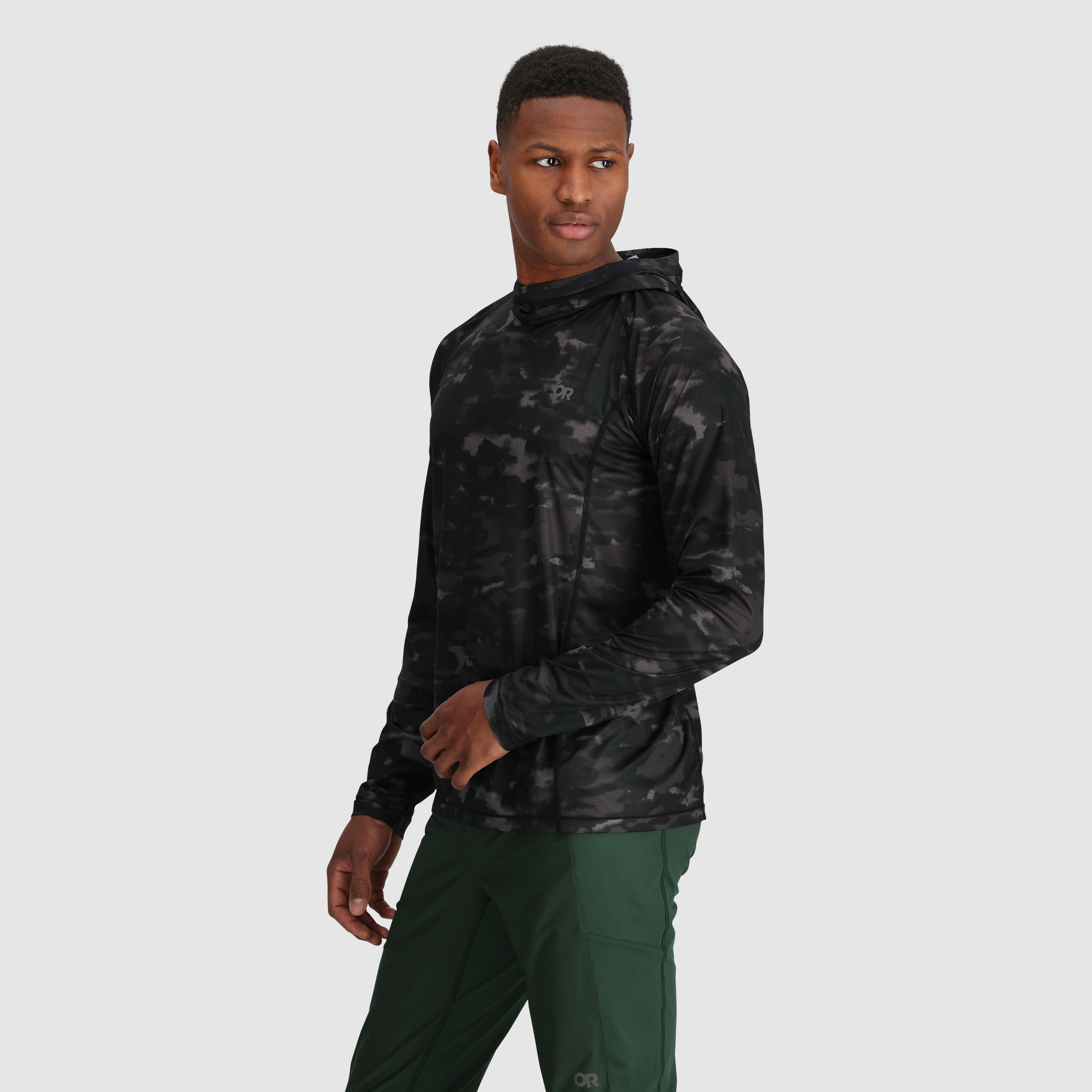 Men's Echo Printed Hoodie - Soft Cotton Pullover Sweatshirt with Stylish Graphic Design for Casual Wear, Street Fashion & Outdoor Activities