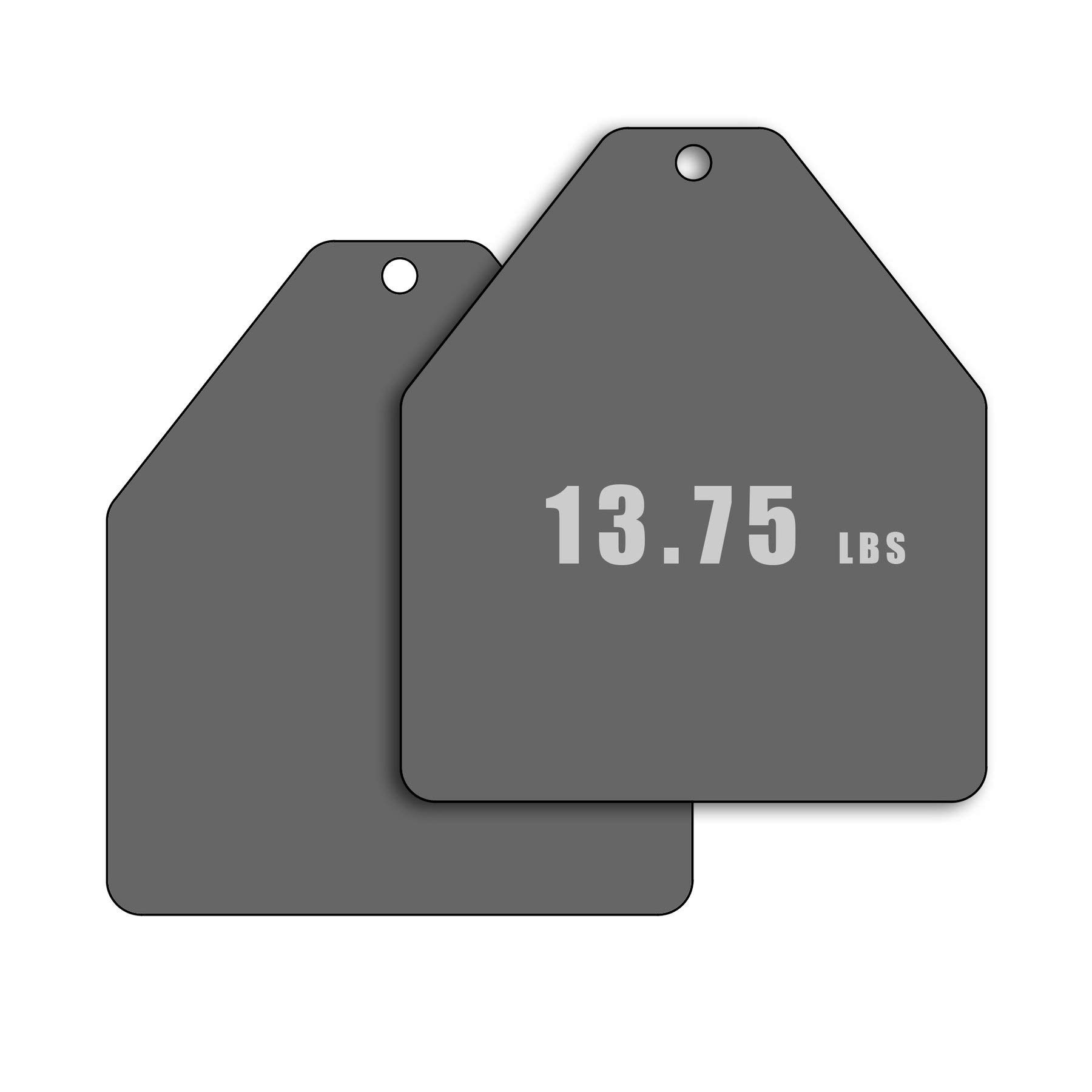 Tribe WOD Weight Vest Plates 5.75-13.75lb | Premium Steel Plate Carrier Weights for CrossFit, HIIT, Running & Military Training | Adjustable Weight for Fitness & Strength Training | Made in USA | Perfect for Home Gym & Outdoor Workouts