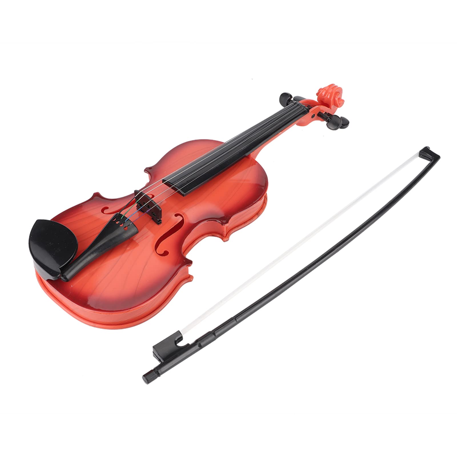 ABS Adjustable String Kids Violin Toy - Light Brown Acoustic Violin Musical Instrument for Children | Perfect for Beginners, Music Education & Pretend Play
