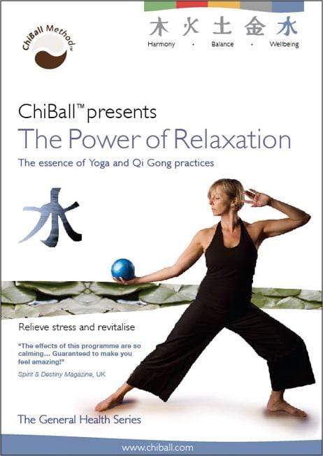 ChiBall The Power of Relaxation DVD - Stress Relief & Meditation Exercises for Home Yoga Practice