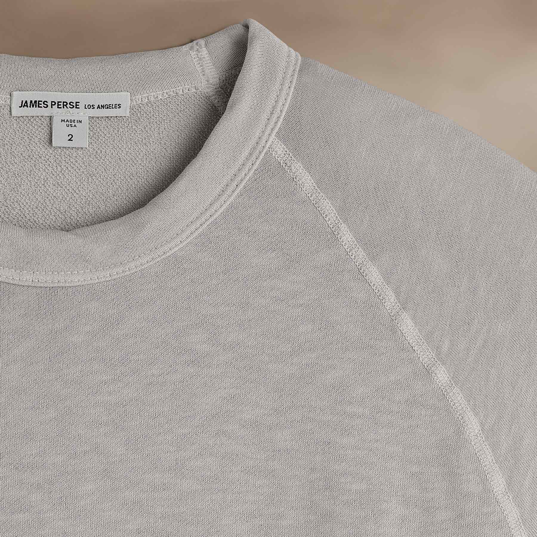 Vintage French Terry Sweatshirt for Women - Soft Light Mist Pigment Pullover | Cozy Casual Wear, Loungewear & Fall Fashion Outfits