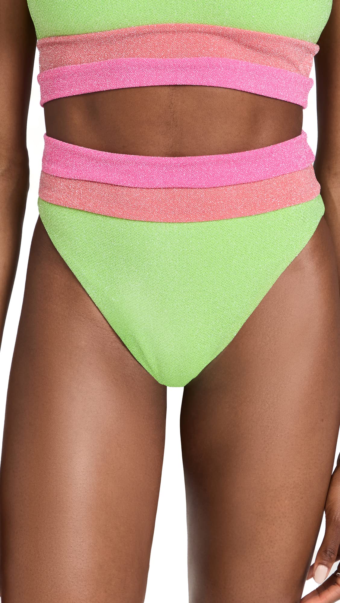 Beach Riot Women's Heidi Bikini Bottoms - High Waisted Swimwear for Women, Sexy & Comfortable Bikini Bottom - Perfect for Beach, Pool, Vacation & Summer Outfits