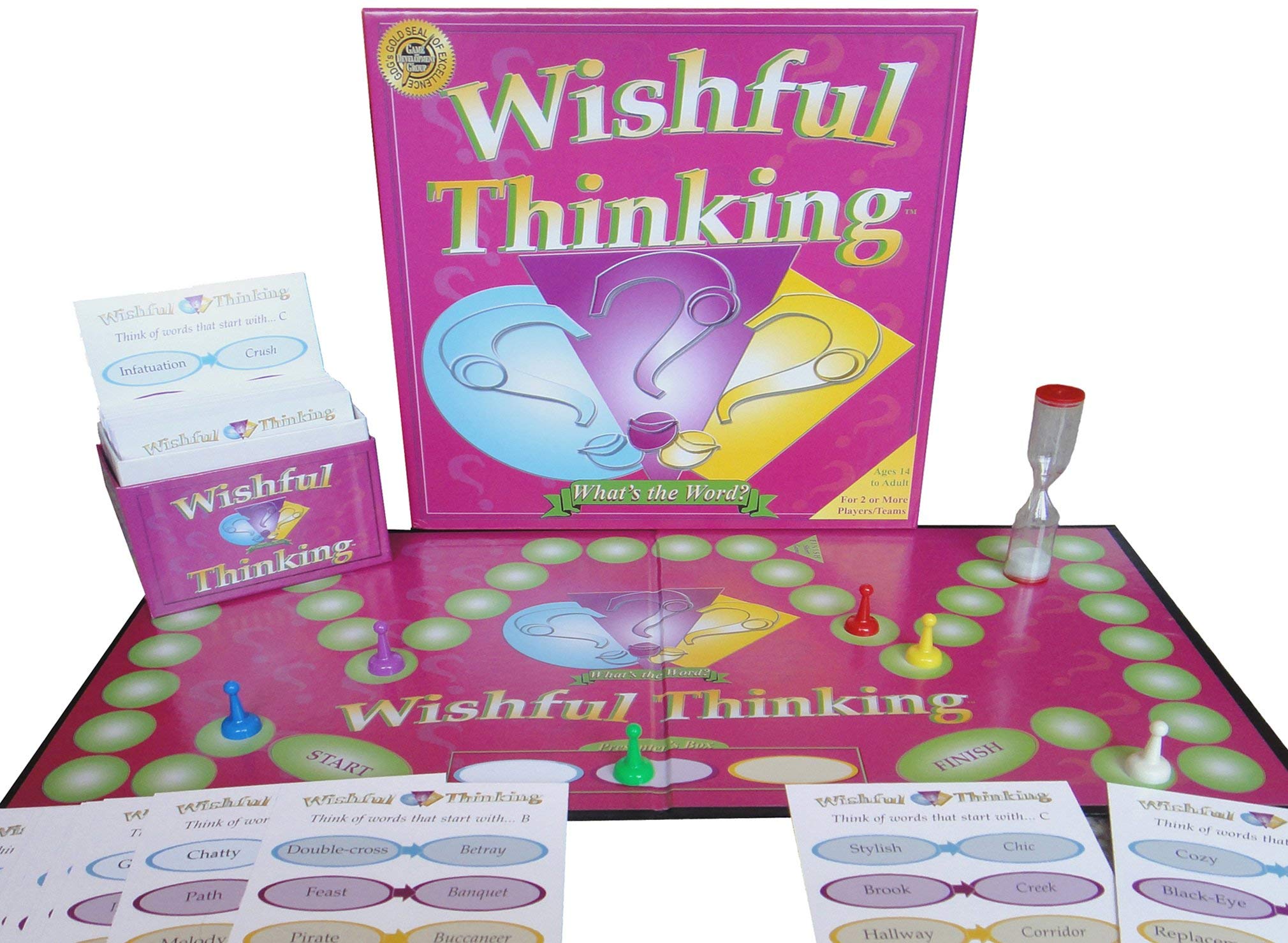 Triple Play Board Game Bundle - Wishful Thinking, Wit's End & Stare - Fun Family Game Night Set for Parties & Gatherings