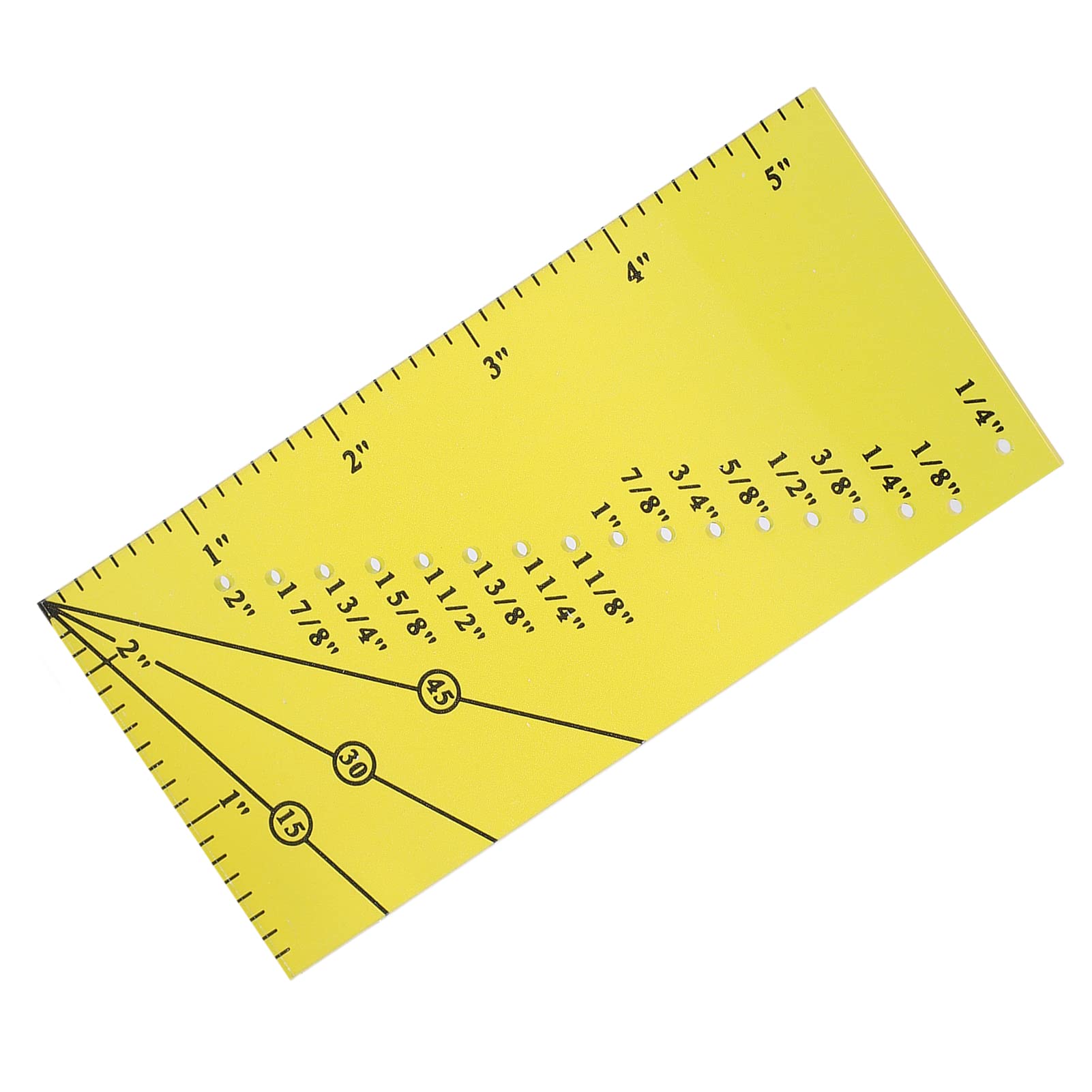 Magnetic Seam Guide - Bright Yellow Seam Allowance Ruler with Non-Slip Bottom for Sewing, Quilting & Tailoring | Perfect for Home, Office & School Projects | DIY Fabric Measuring Tool for Accurate Stitching