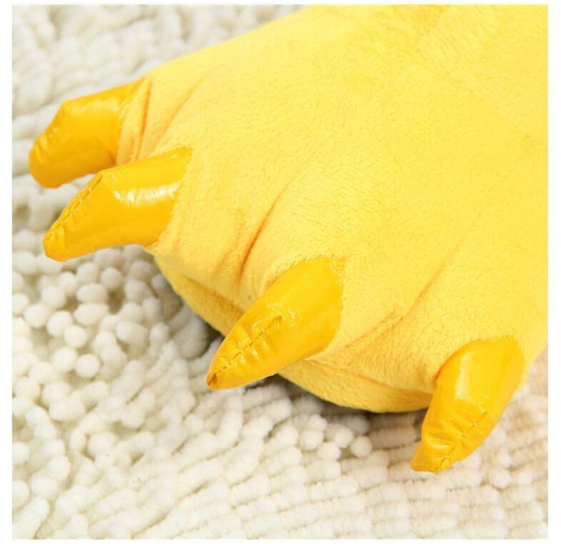 Cozy Plush Animal Paw Slippers for Adults - Warm Fuzzy Dinosaur Claw House Shoes for Indoor Comfort | Perfect Gift for Winter Homewear & Cosplay Costume Accessories