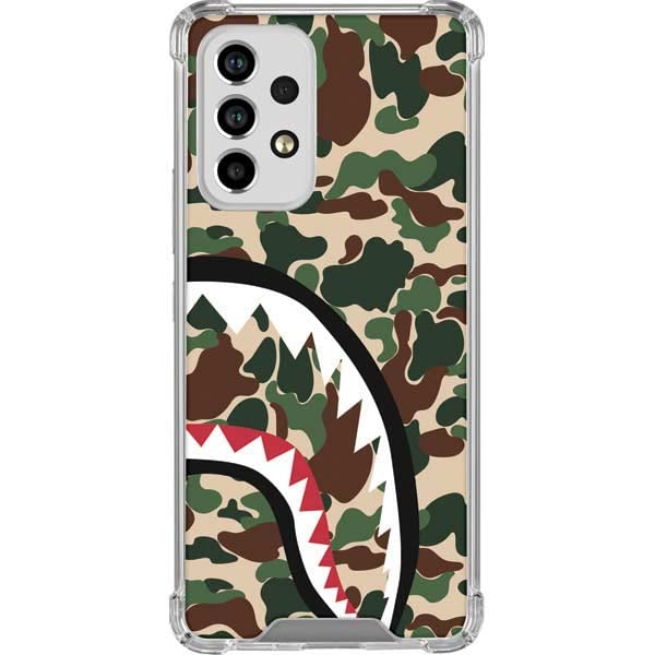 Premium Clear Phone Case for Samsung Galaxy A53 5G - Shark Teeth Street Camo Design | Slim Protective Cover | Scratch Resistant | Perfect for Outdoor Adventures & Urban Lifestyle