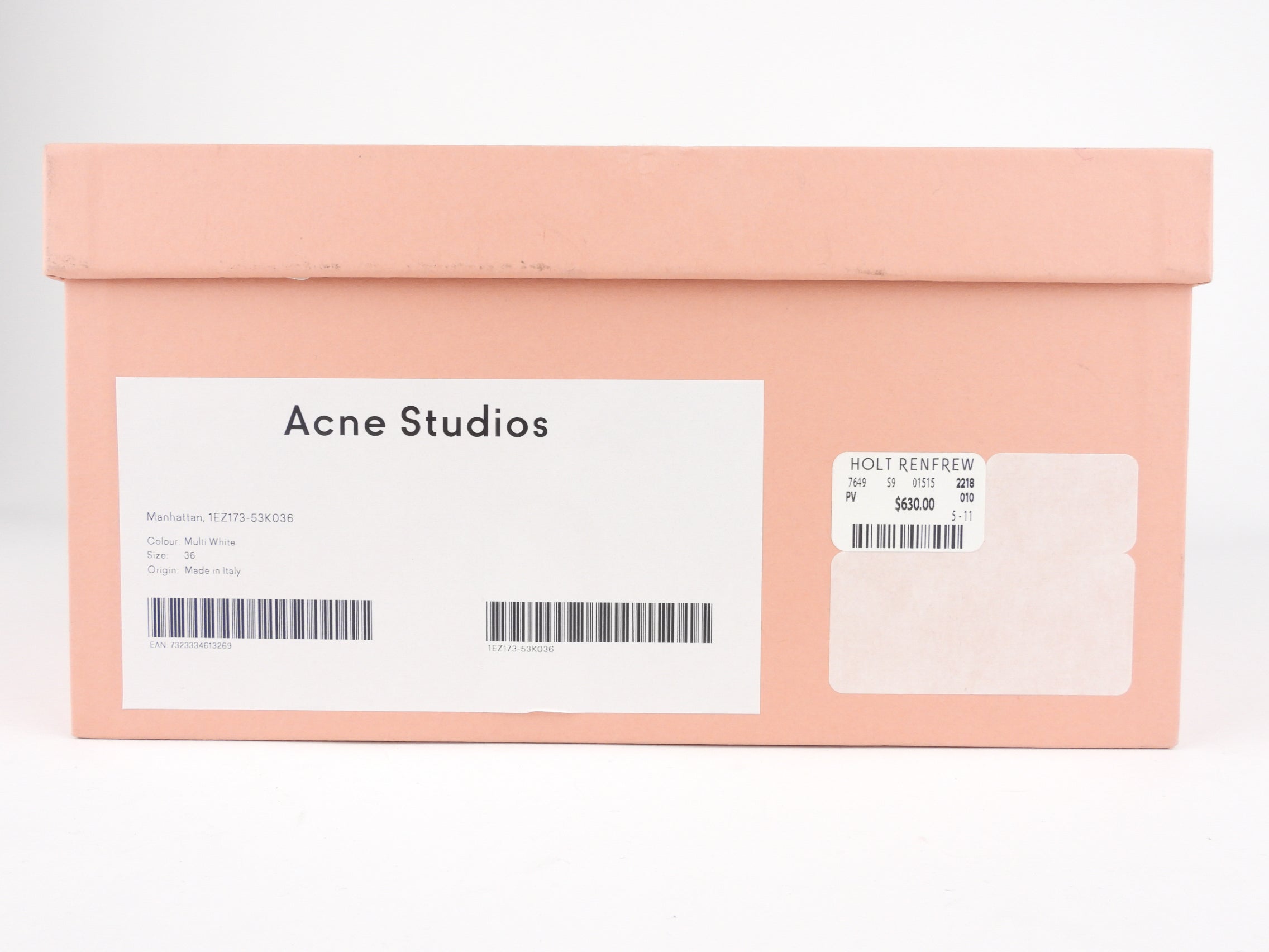 Acne Studios White and Black Leather Chunky Manhattan Sneakers - Stylish Comfortable Platform Shoes for Women | Perfect for Casual Wear, Street Style & Everyday Outfits