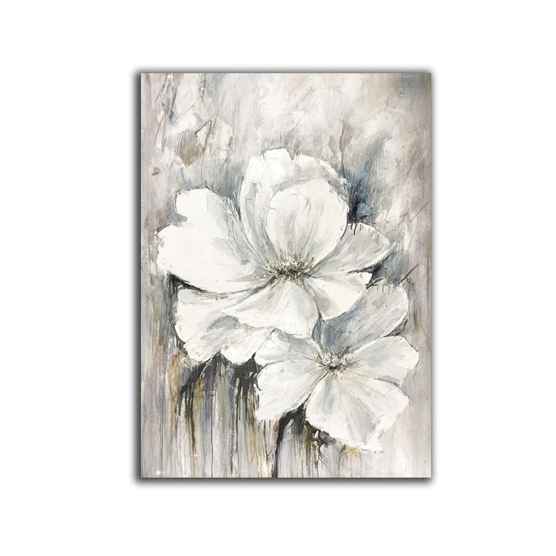 Melancholic White Flowers - Elegant Artificial Floral Arrangement for Home Decor, Wedding Centerpieces & Romantic Gifts