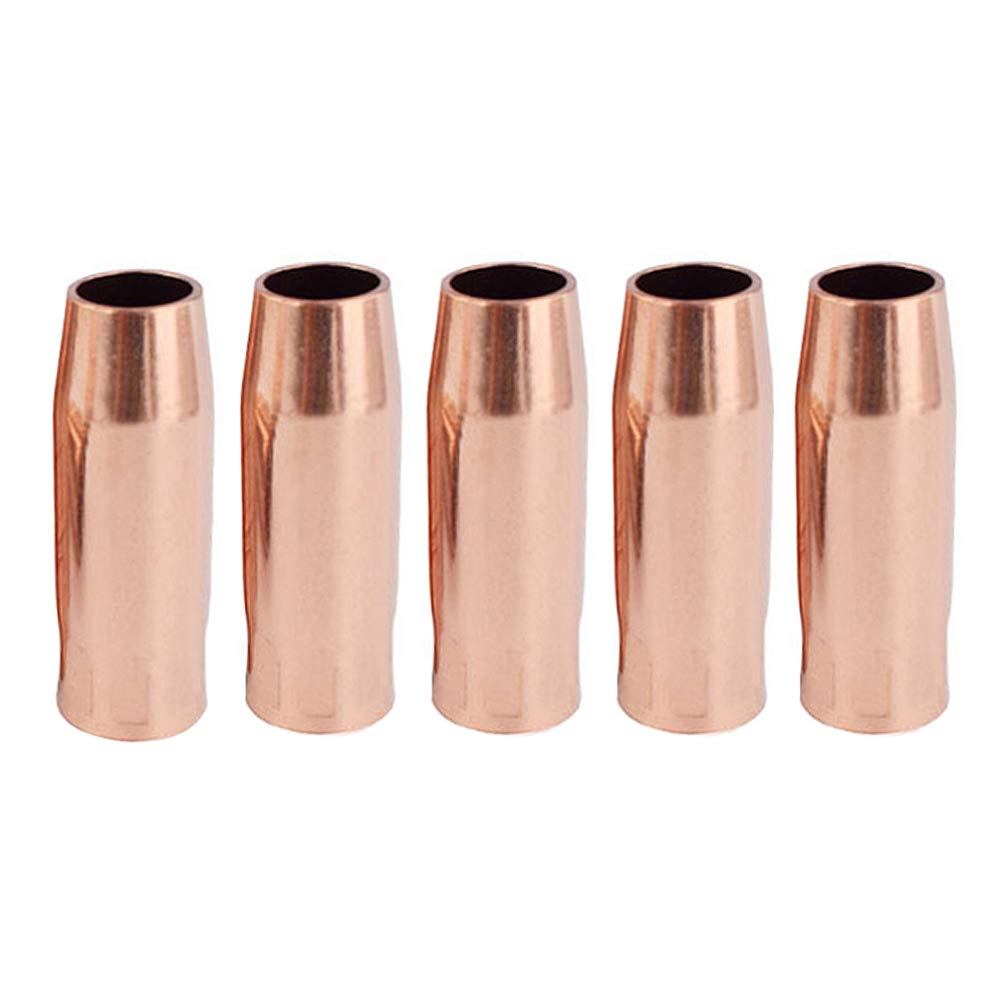 5pcs Welding Torch Protective Covers - High-Quality Copper Replacement Parts for Welding Torch Tips - Durable Heat-Resistant Shield for MIG/TIG Torches - Perfect for Welding, Soldering & Metal Fabrication Projects