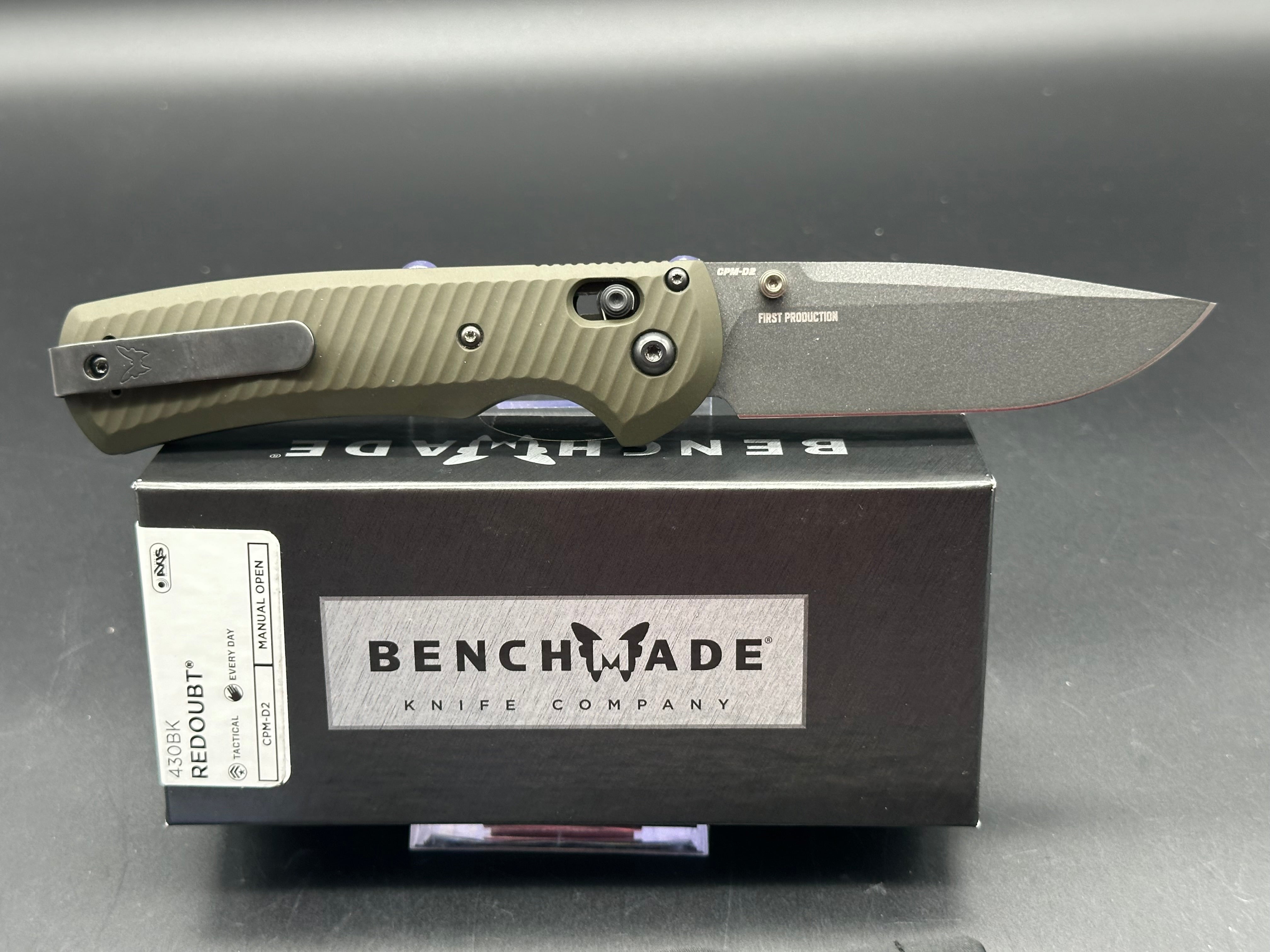 Benchmade Redoubt Folding Knife - 3.55
