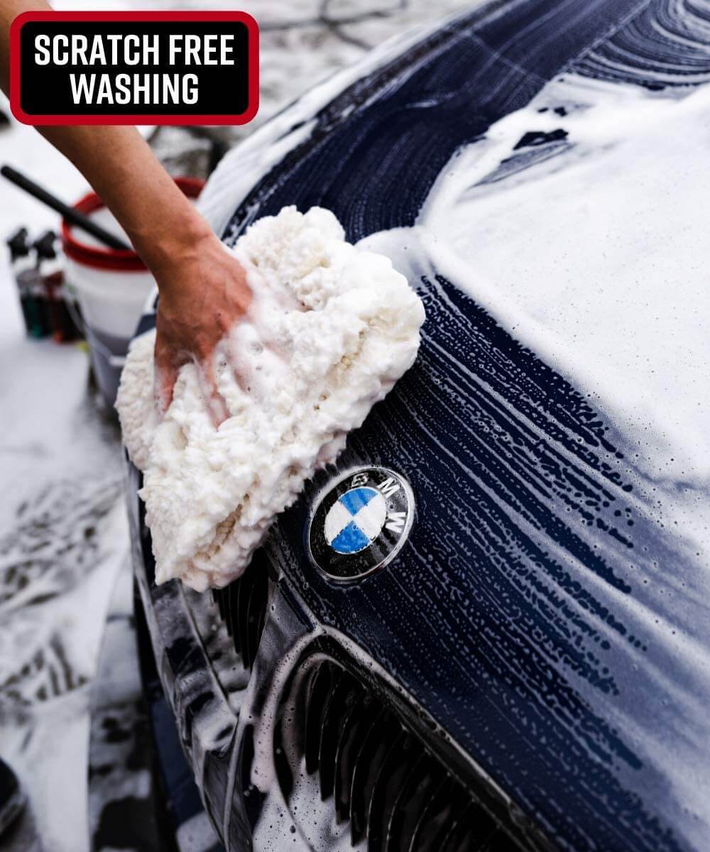 **10-Pack Premium Synthetic Wool Car Wash Mitts (48 Pads Bulk) – Gentle Scratch-Free Cleaning for Cars, Trucks & SUVs – Perfect for Detailing & Hand Washing**