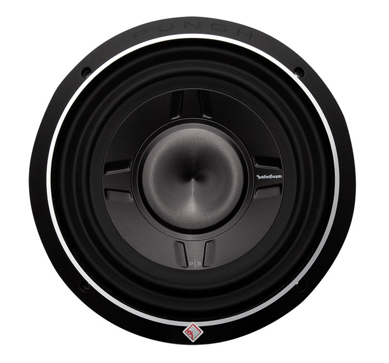 Rockford Fosgate P3SD4-10 10-Inch Car Subwoofer - 600W Peak Power, 4-Ohm, Shallow Mount for Tight Spaces - Perfect for Trucks, SUVs, and Custom Car Audio Systems