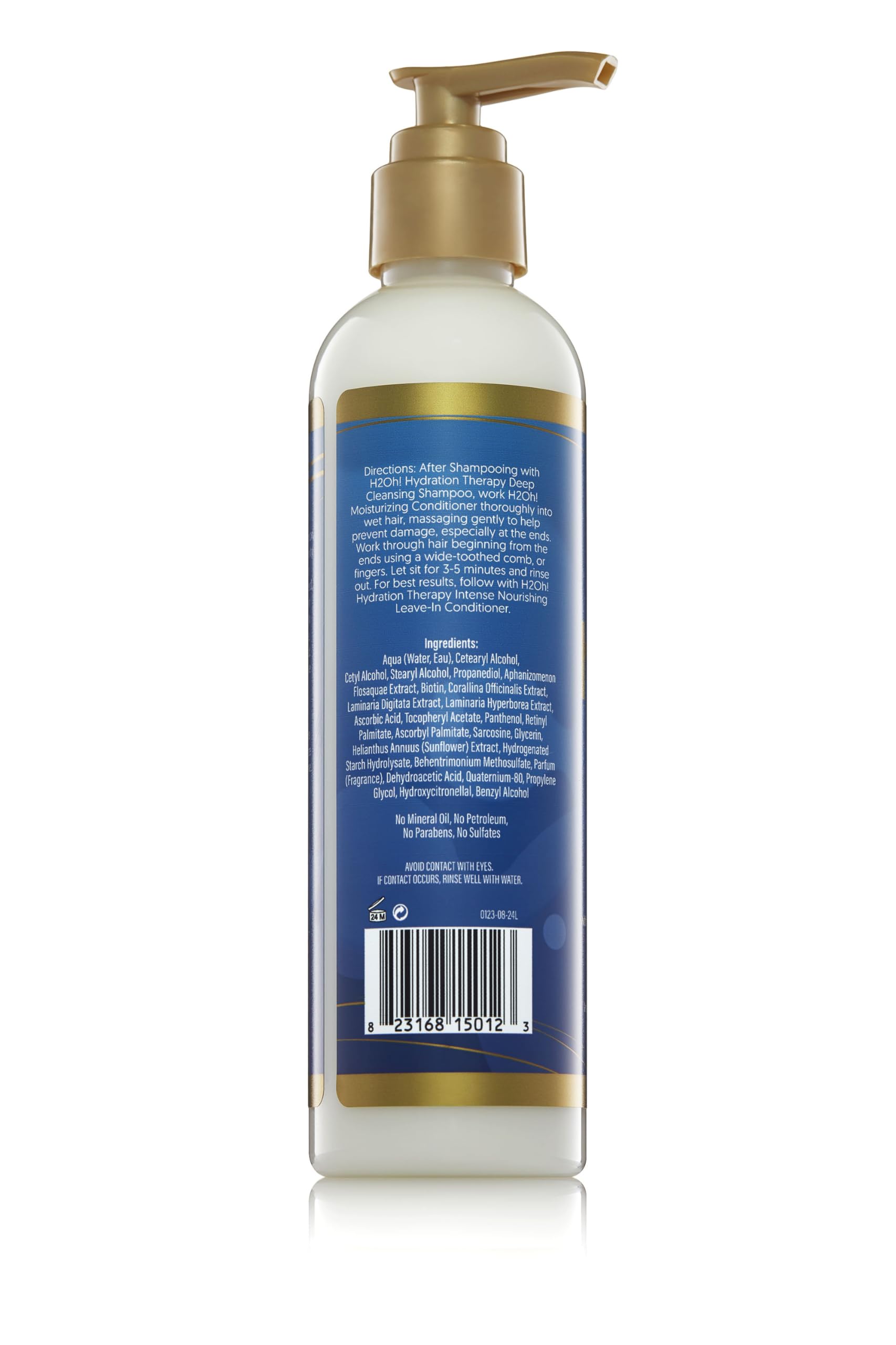 The Mane Choice H2Oh! Hydration Therapy Moisturizing Conditioner 8 Oz - Deep Hydrating Hair Treatment for Dry, Damaged & Curly Hair - Perfect for Daily Use & Post-Wash Care