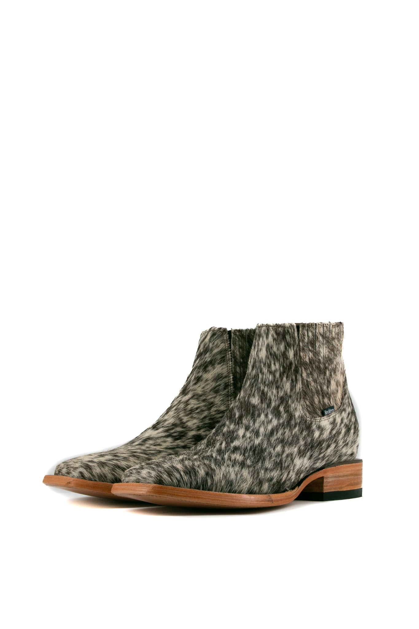Men's Genuine Cowhide Square Toe Ankle Boots - Size 9.5 (GM78) - Comfortable & Durable for Casual Wear, Work & Outdoor Activities