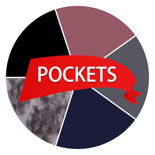 2 Pockets-black+rose Pink+tie Dye Black+grey+navy