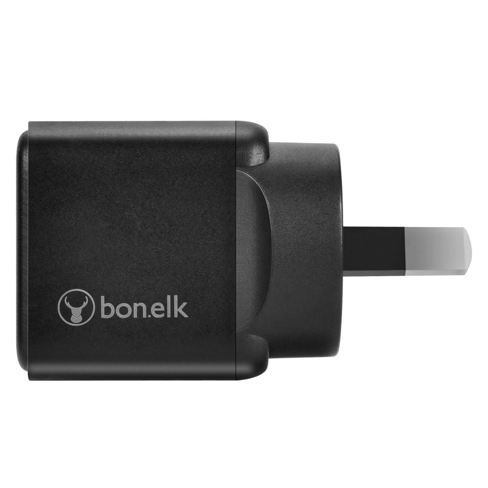 Bonelk 20W PD USB C GaN Fast Wall Charger with Easy Grip Cable - Compact & Powerful for iPhone 15/14/13, Samsung Galaxy, iPad - Perfect for Travel, Home & Office Use