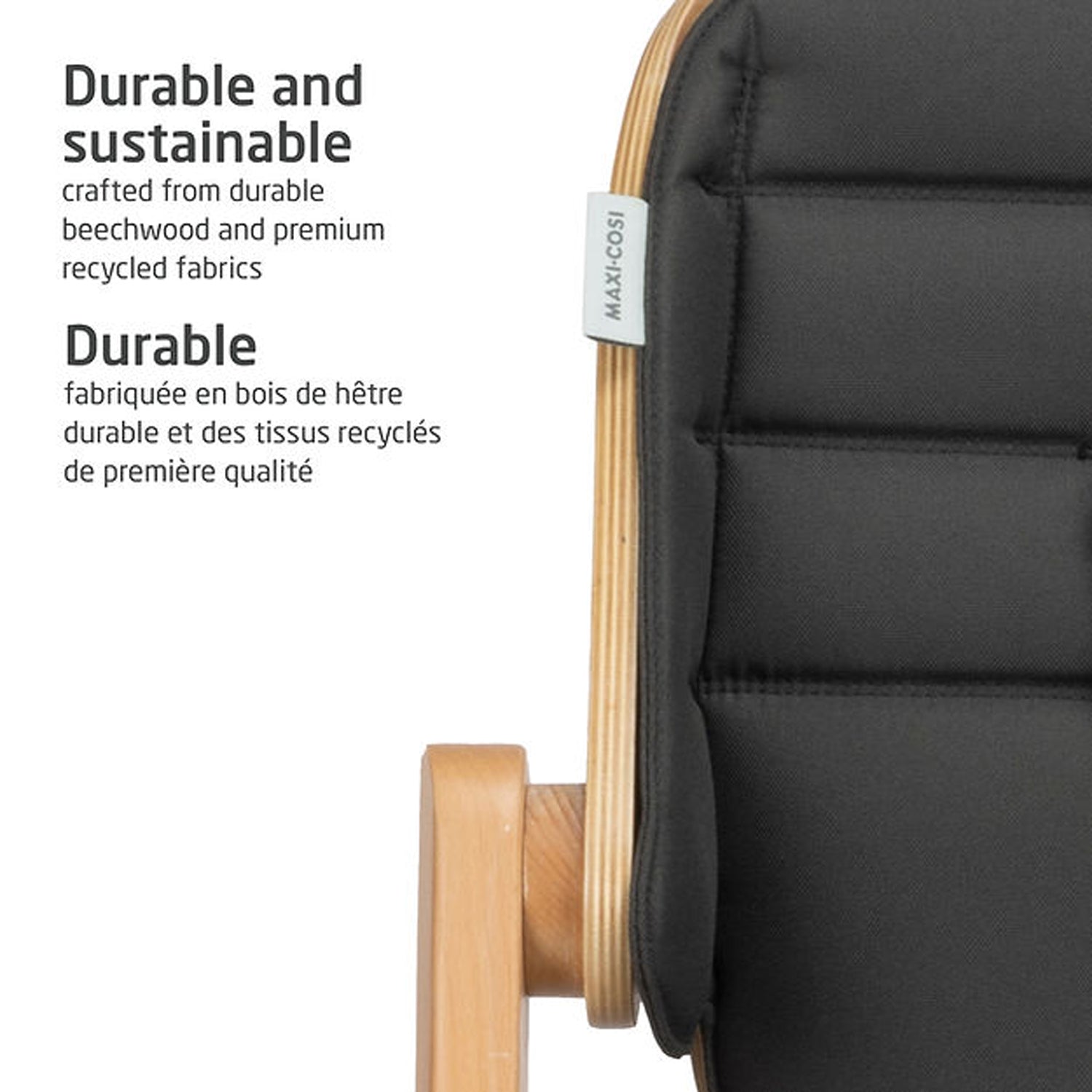 Maxi Cosi Nesta High Chair - Adjustable Baby Feeding Chair with 3 Recline Positions, Easy Clean Tray & Foldable Design | Perfect for Infants & Toddlers at Home or Restaurant Dining