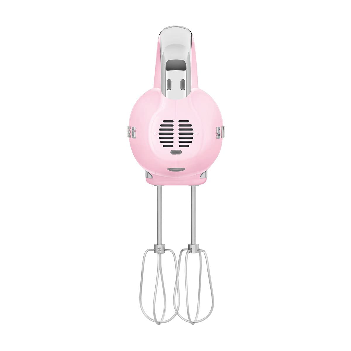 SMEG Pink Retro 50s Style Electric Hand Mixer - Includes Dough Hooks, Beaters & Whisks - Perfect for Baking Cakes, Cookies & Whipping Cream at Home
