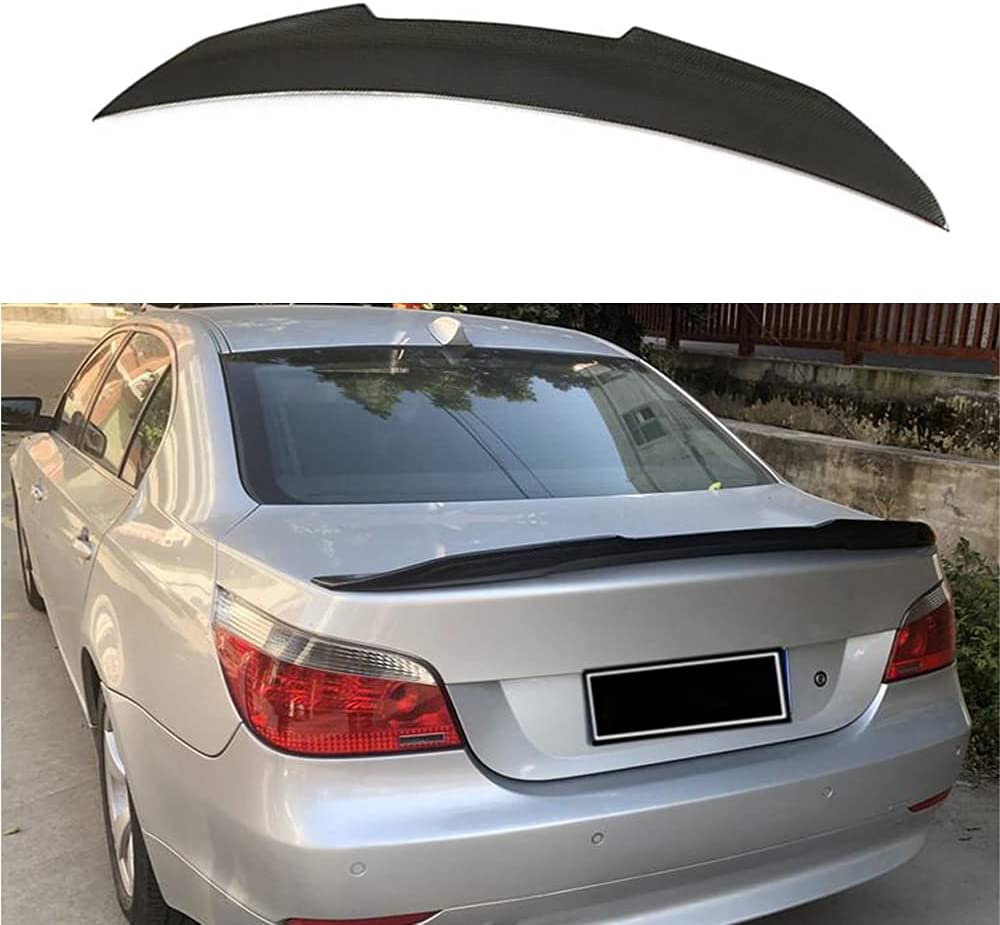 2005-2009 BMW 5 Series E60 PSM Style Carbon Fiber Rear Spoiler Wing - Lightweight Performance Upgrade for Enhanced Aerodynamics & Sporty Look - Perfect for Car Enthusiasts & Track Days