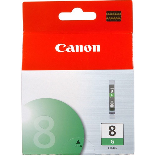 Canon CLI-8 Green Ink Cartridge - Compatible with Select Canon Printers - Ideal for Home, Office & Photo Printing