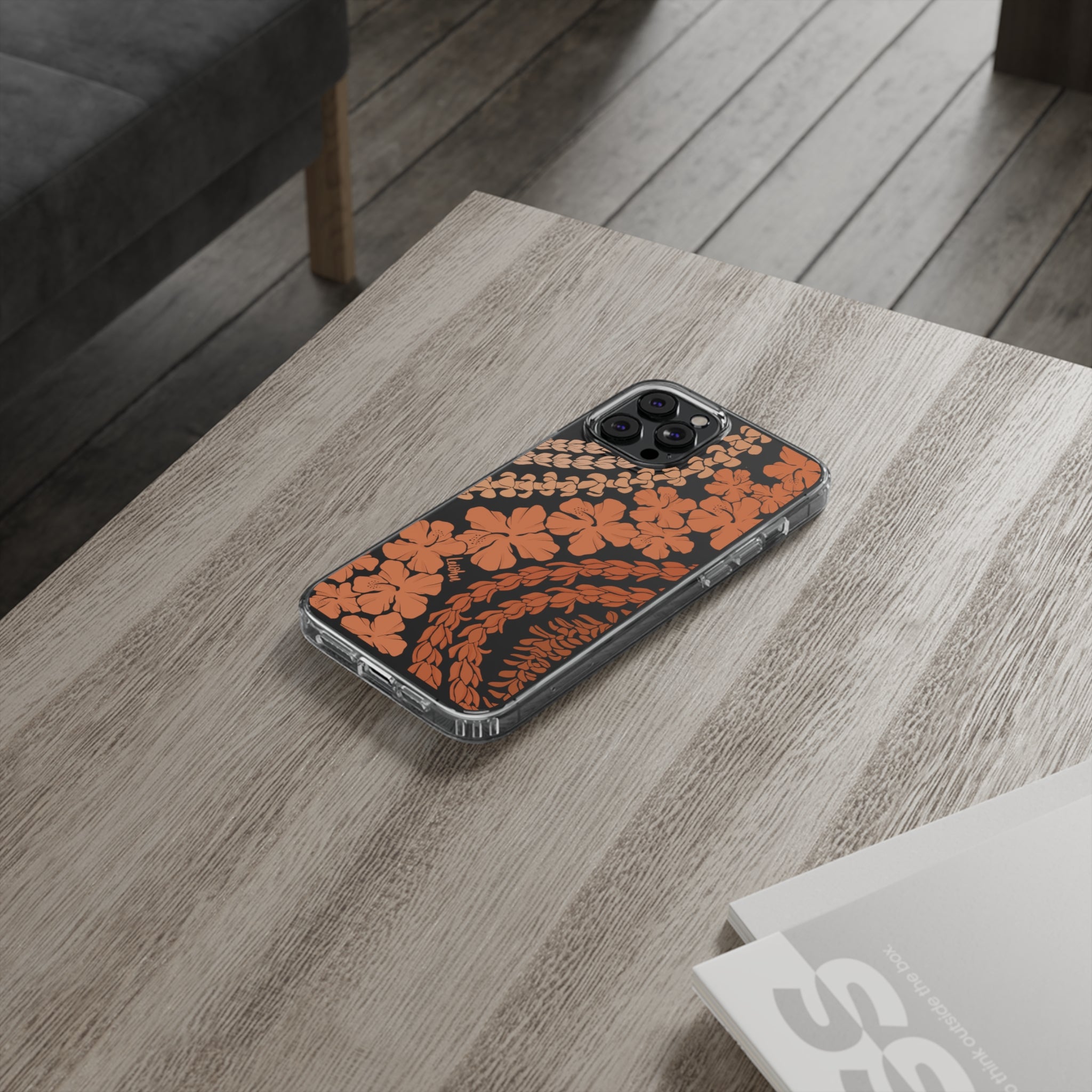 Groovy Lei Warm Clear Phone Case - Soft & Durable Protective Cover for iPhone & Android - Perfect for Winter, Outdoor Activities & Everyday Use
