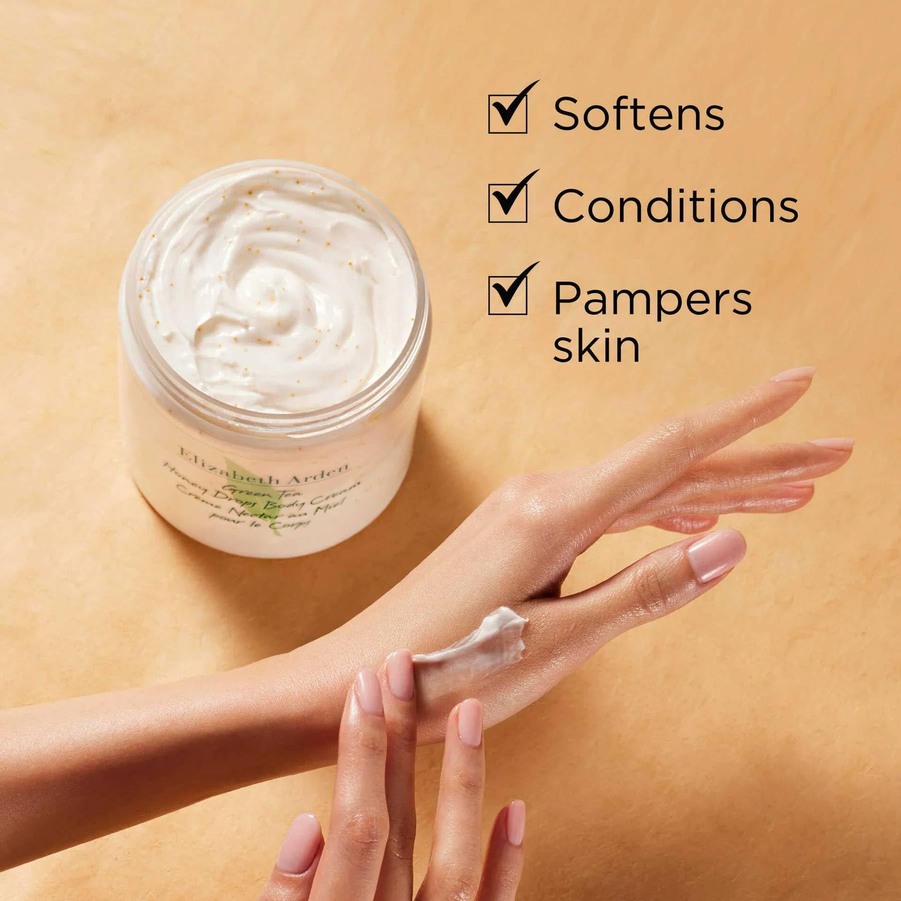 Elizabeth Arden Green Tea Honey Drops Body Cream - Moisturizing & Nourishing Lotion for Dry Skin | Perfect for Daily Hydration & Spa Days