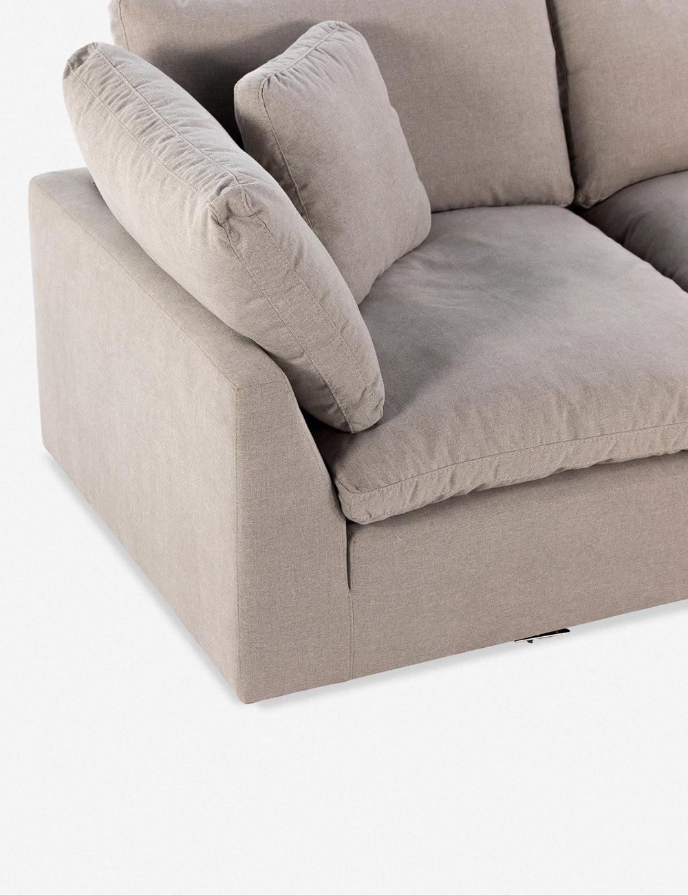 Bernard Modern Sectional Sofa with Reversible Chaise - Comfortable L-Shaped Couch for Living Room, Family Room & Apartment - Soft Fabric Upholstery & Sturdy Wooden Frame