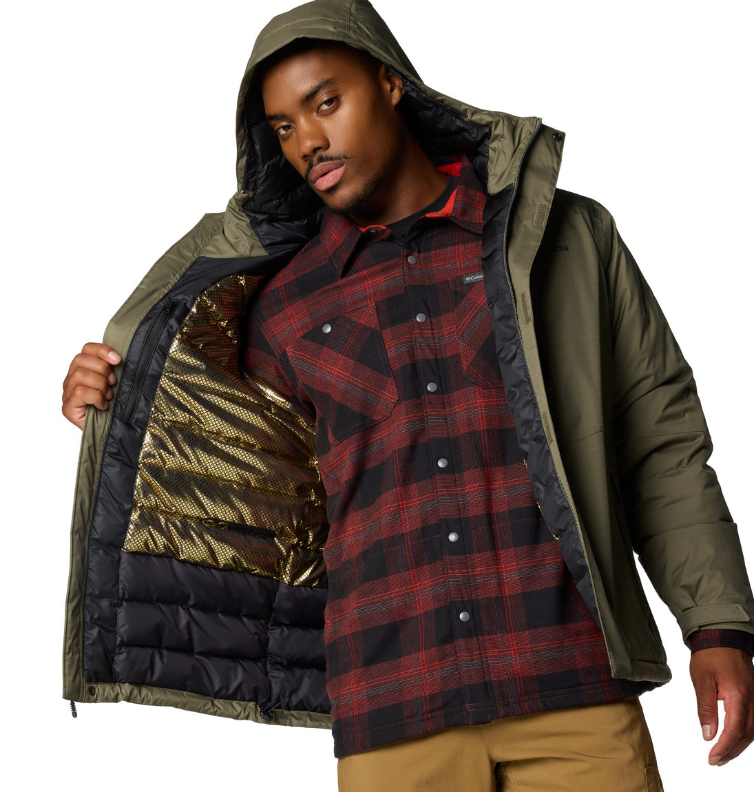 Columbia Oak Harbor™ II Insulated Jacket for Men - Waterproof Winter Coat with Omni-Heat Thermal Reflective Technology - Ideal for Hiking, Camping & Outdoor Adventures