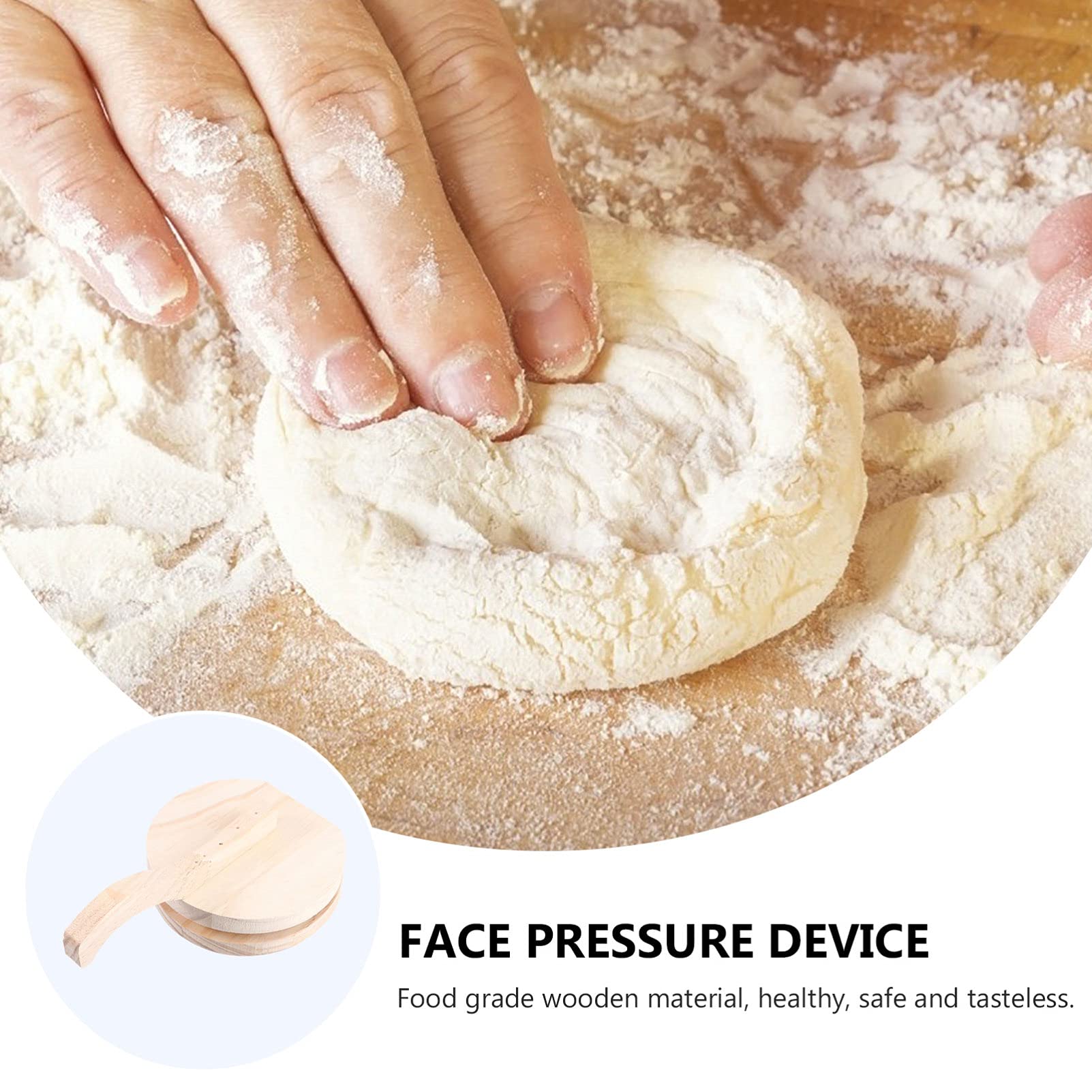 Authentic Cabilock Wooden Tortilla Press - Traditional Corn Tortilla Maker for Home Use | Perfect for Making Fresh Tortillas, Quesadillas, and Mexican Dishes