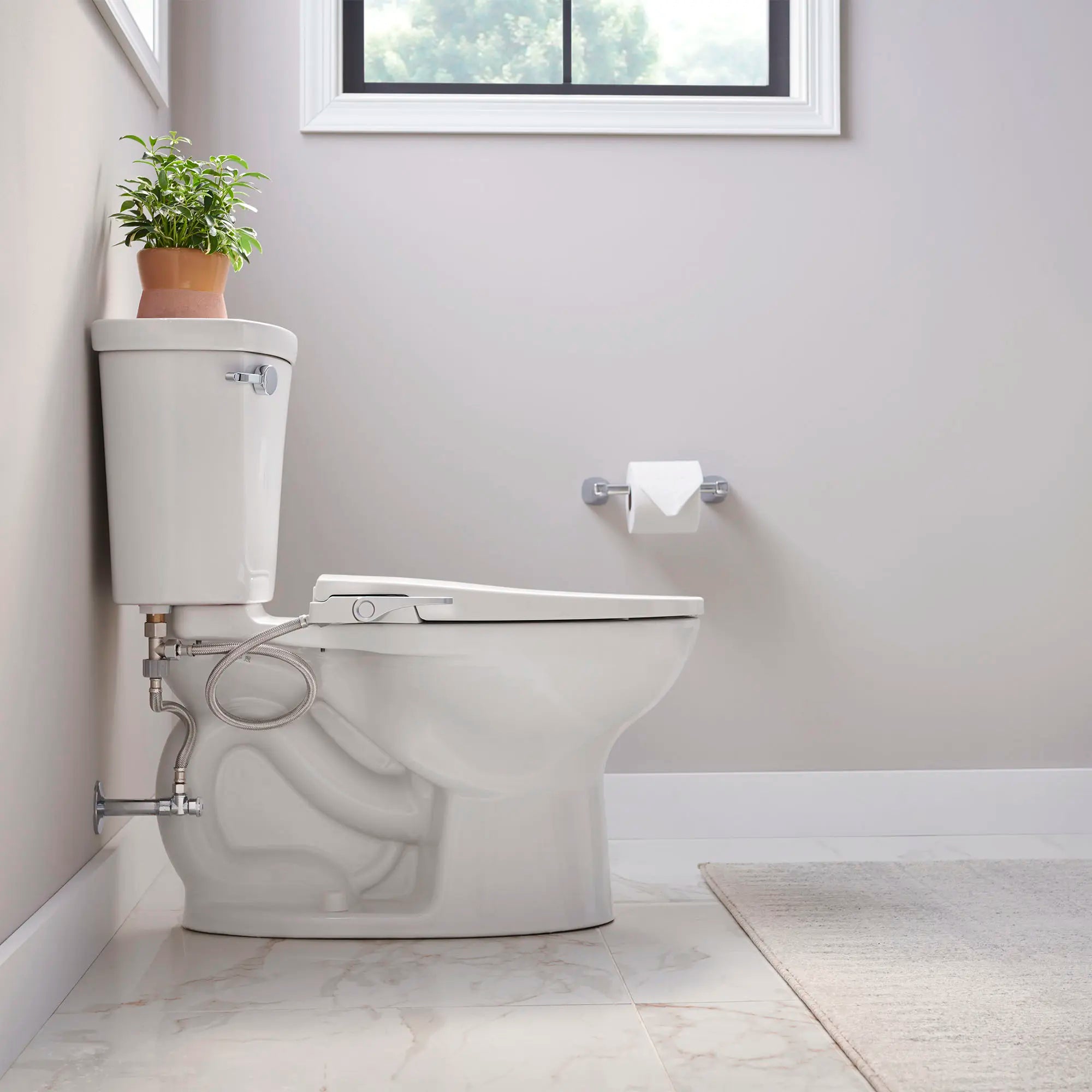 AquaWash® Slim Non-Electric Bidet Toilet Seat - Manual Operation, Easy Installation, Hygienic Cleaning for Bathroom & Spa Use