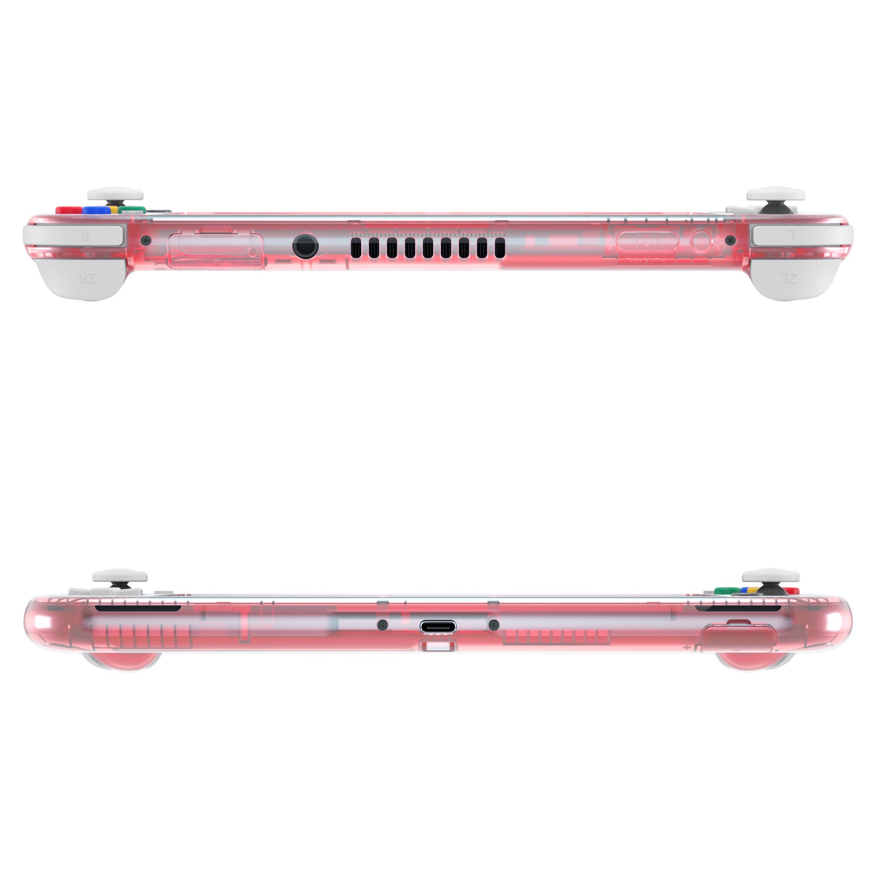 eXtremeRate Cherry Pink DIY Replacement Shell for Nintendo Switch Lite - Custom Controller Housing with Screen Protector | Durable Case Cover for NSL | Perfect for Gaming Enthusiasts & DIY Modders