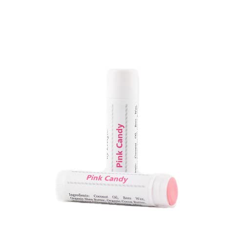 Fresh Lips Handmade Natural Lip Balm - Pink Candy Flavor, Moisturizing & Nourishing for Dry Lips - Perfect for Daily Use, Outdoor Activities & Gift Giving