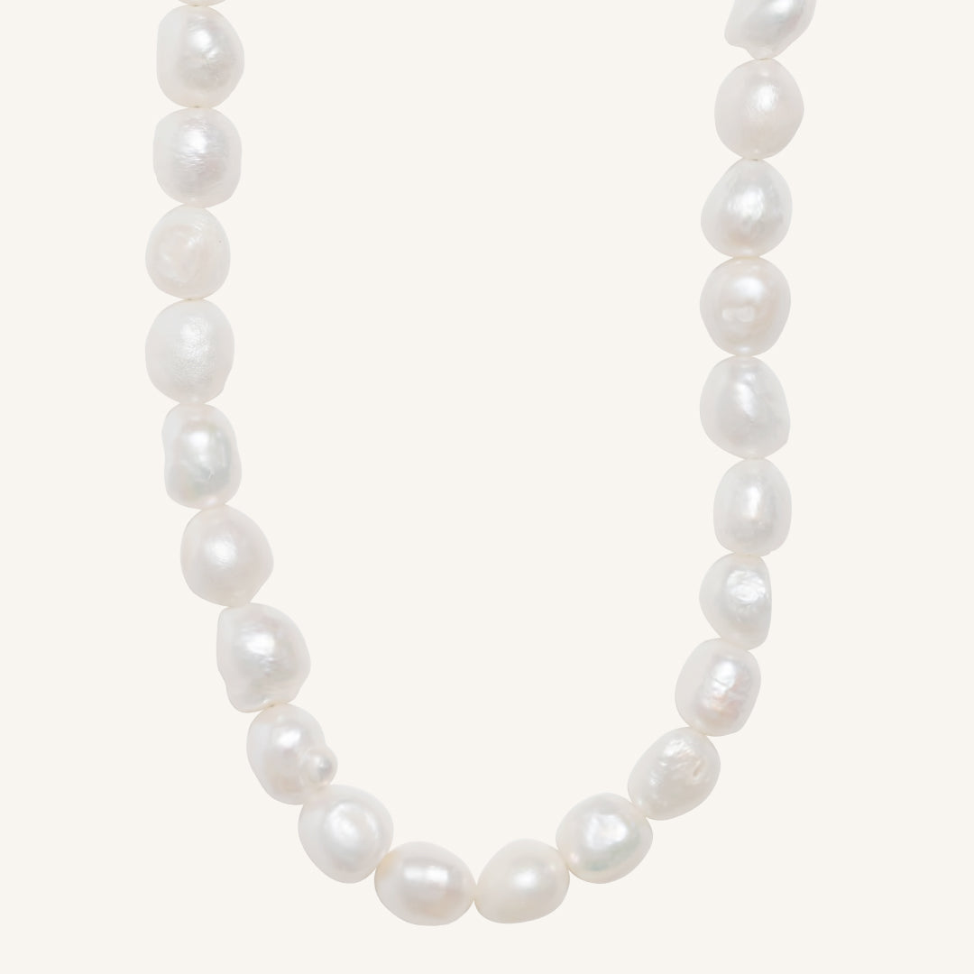 Elyse Pearl Necklace with Stone of Potential - Elegant Women's Jewelry for Weddings, Parties & Special Occasions