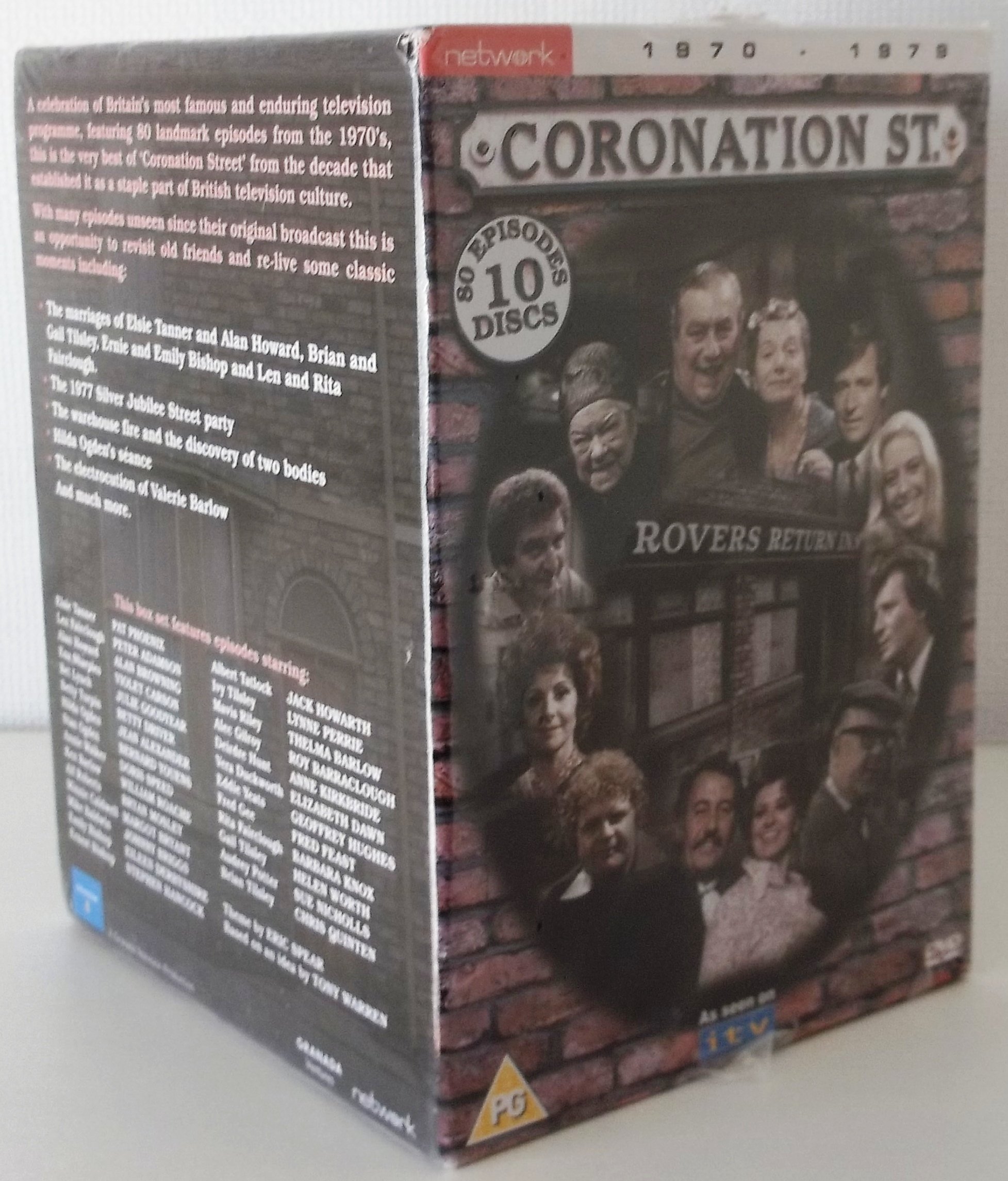 Coronation Street: The 1970s (10-Disc DVD Box Set) | Classic British TV Series for Collectors & Fans | Perfect for Nostalgic Viewing & Gift Giving