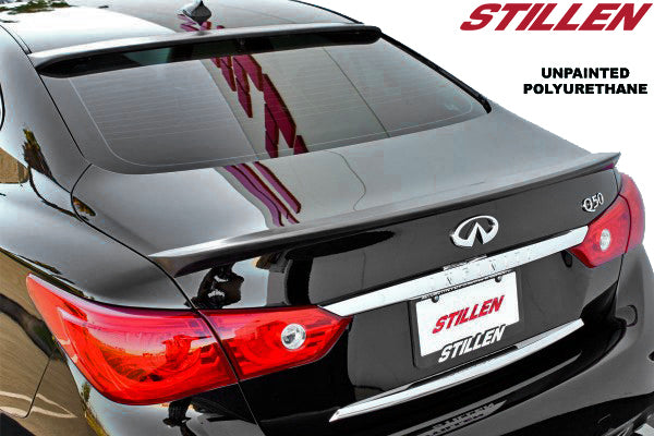 2014-2017 Infiniti Q50 Carbon Fiber Roof Spoiler Wing - KB11224 - Enhance Style & Aerodynamics for Sporty Look | Perfect for Car Enthusiasts & Performance Upgrades