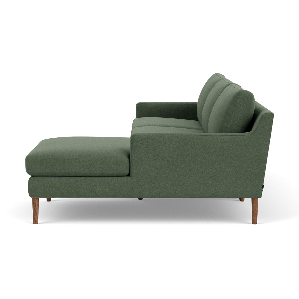 Astha Fabric Right Chaise Sofa - Modern Upholstered Sectional Couch for Living Room, Lounge & Small Spaces