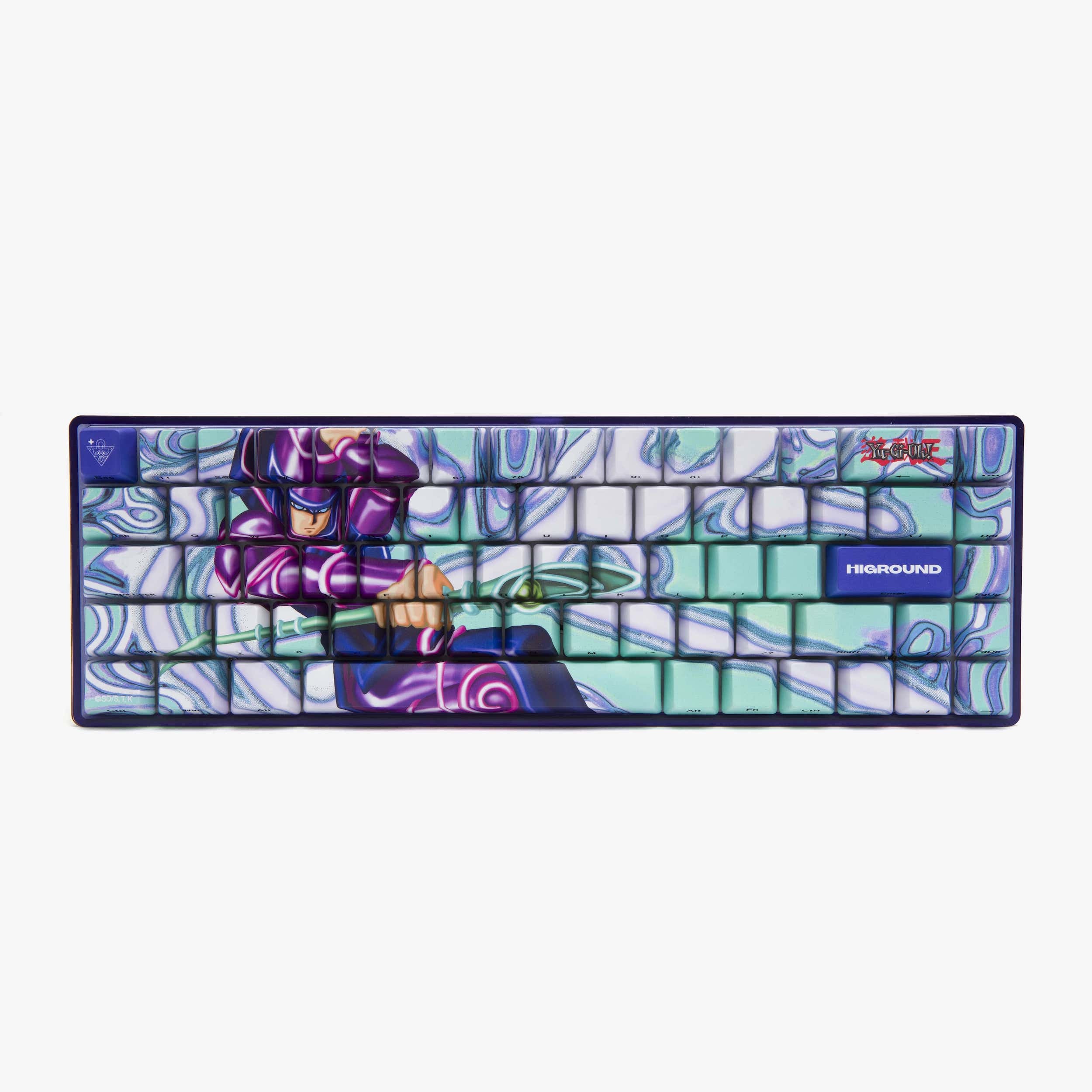 YGO x HG Basecamp 65HE Mechanical Keyboard - Dark Magician Theme - Custom Gaming Keyboard for Typing & Esports - Perfect for Gamers, Programmers & Office Work