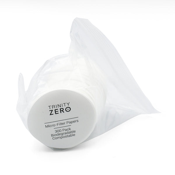 Premium Trinity Zero Filter Papers for Coffee & Tea - 100 Unbleached Natural Cone Filters for Pour Over, Drip, and Cold Brew - Eco-Friendly & Chemical-Free