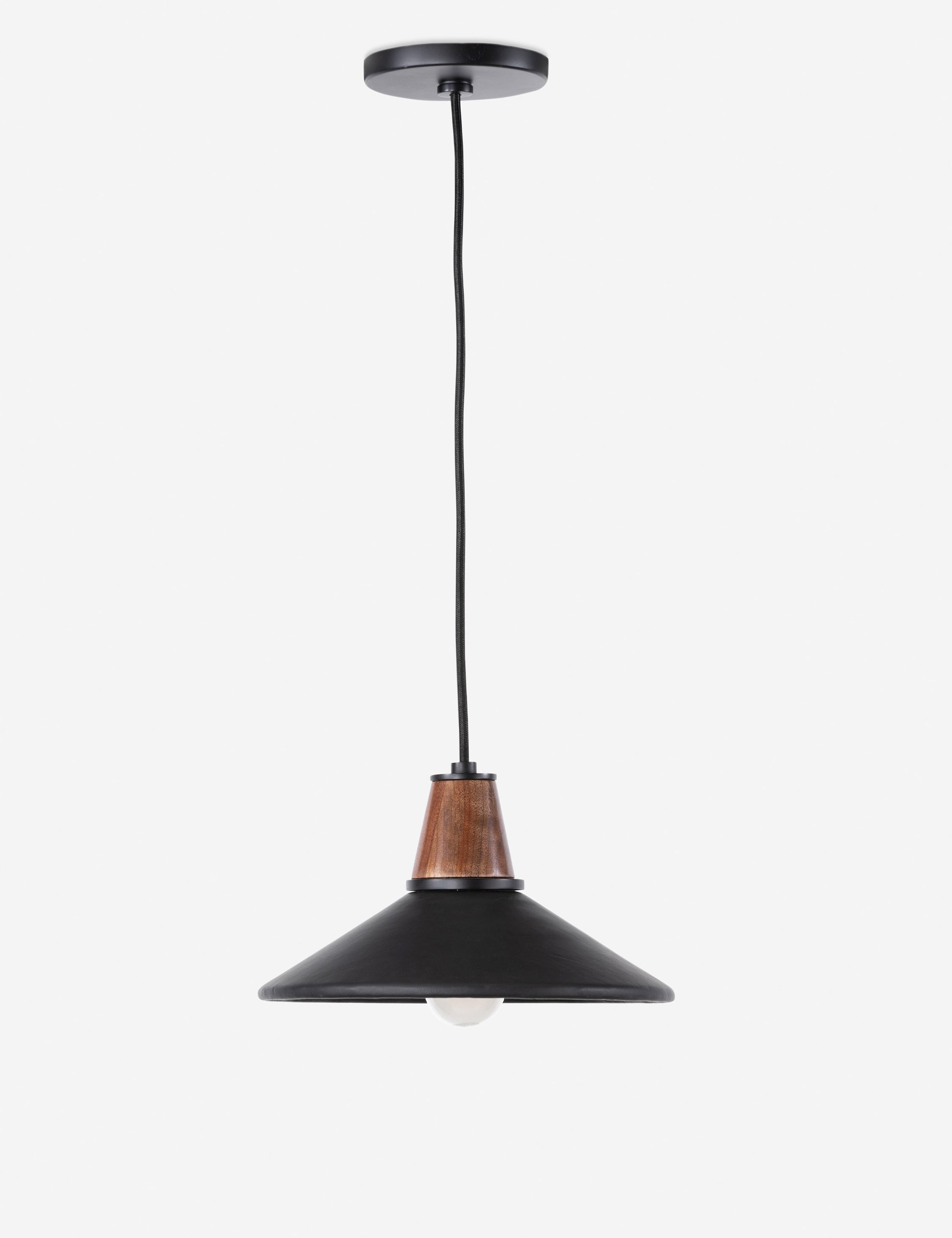 Doherty Pendant Light - Modern Farmhouse Ceiling Fixture with Glass Shade for Kitchen Island, Dining Room & Bedroom Lighting