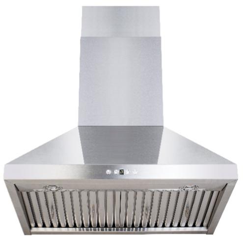 AVIVA 30 Inch Oregon Series Wall Mount Range Hood AVO 308CS3 - Stainless Steel Kitchen Vent Hood for Home Cooking & Smoke Removal