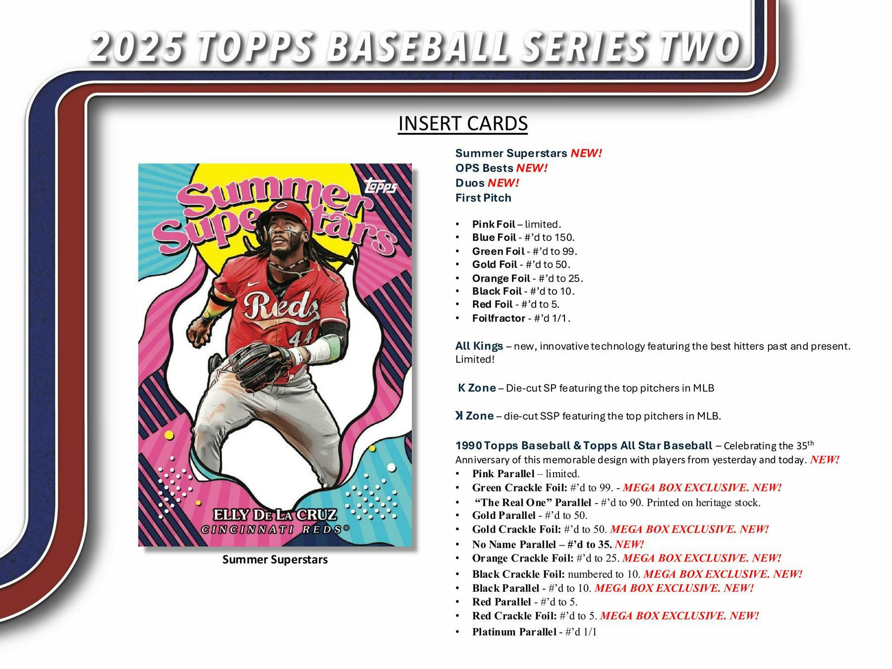 2025 Topps Series 2 Baseball Cards - 7 Pack Blaster Box (Pre-Order) | Collectible Trading Cards for Baseball Fans & Card Collectors - Perfect for Gifts, Investments, and Game Day Trading